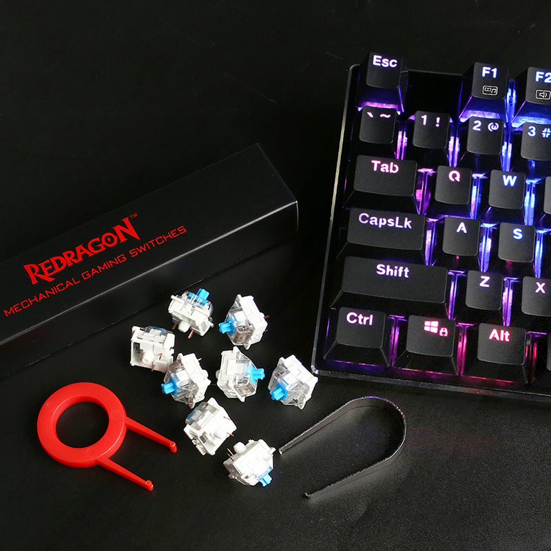Papan Kekunci Permainan Mekanikal K556 RGB 104 Kekunci