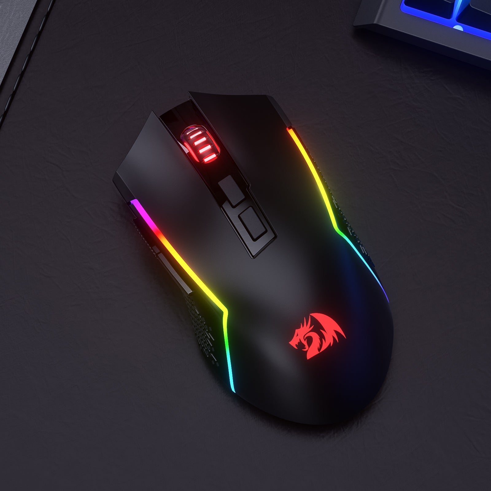 Tetikus Permainan Wayarles Redragon M693 RGB LIT
