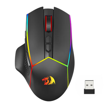 Tetikus permainan Redragon AXE PRO M814RGB 3 mod sambungan
