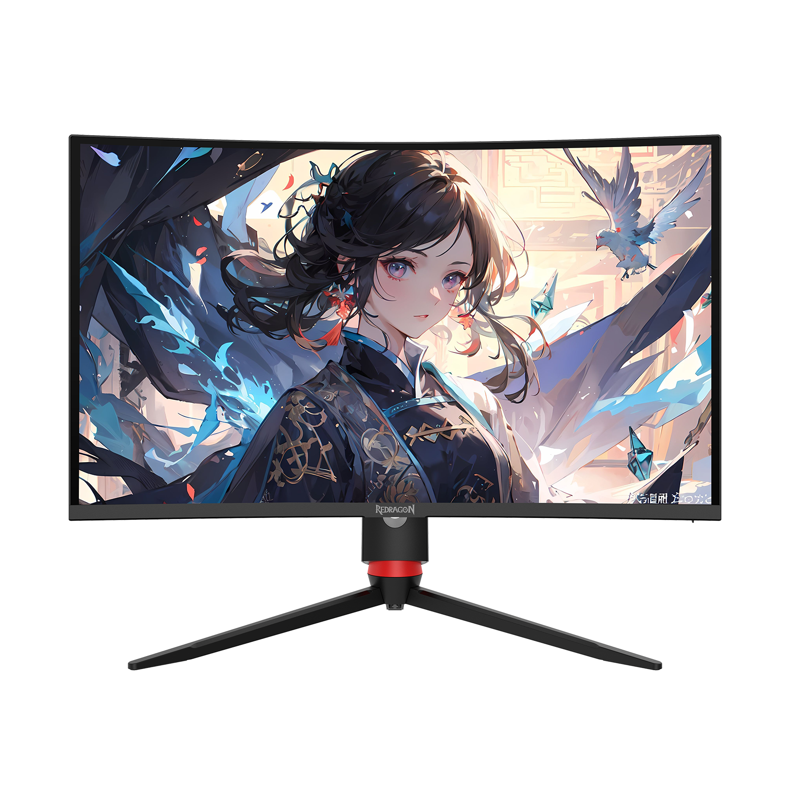 Monitor Permainan VA QHD Melengkung Redragon GMQ2712RVC 27 Inci
