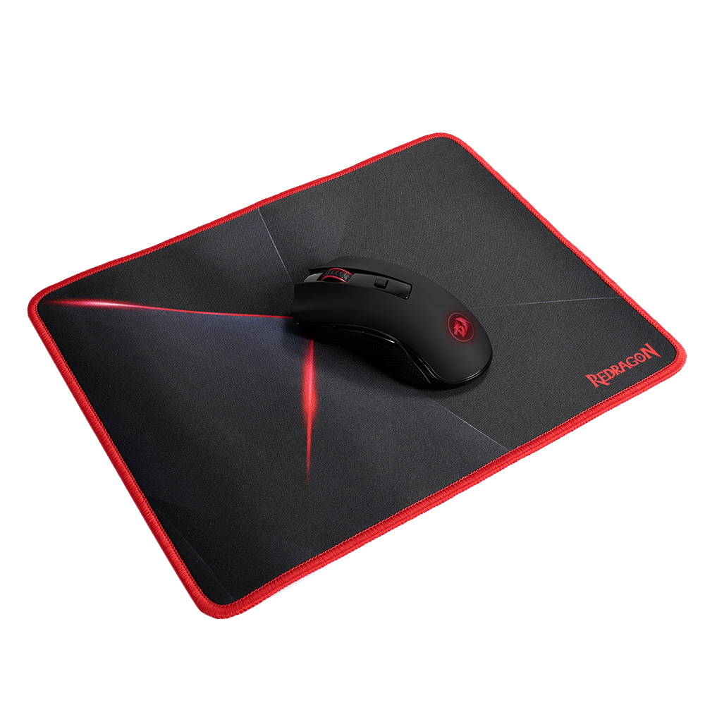 Set Tetikus dan Pad Tetikus Permainan Wayarles Redragon M652-BA, Tetikus Optik Wayarles 2.4G dengan 2400 DPI dan Kombo Pad Tetikus untuk Notebook, PC, Komputer Riba, Komputer, MacBook