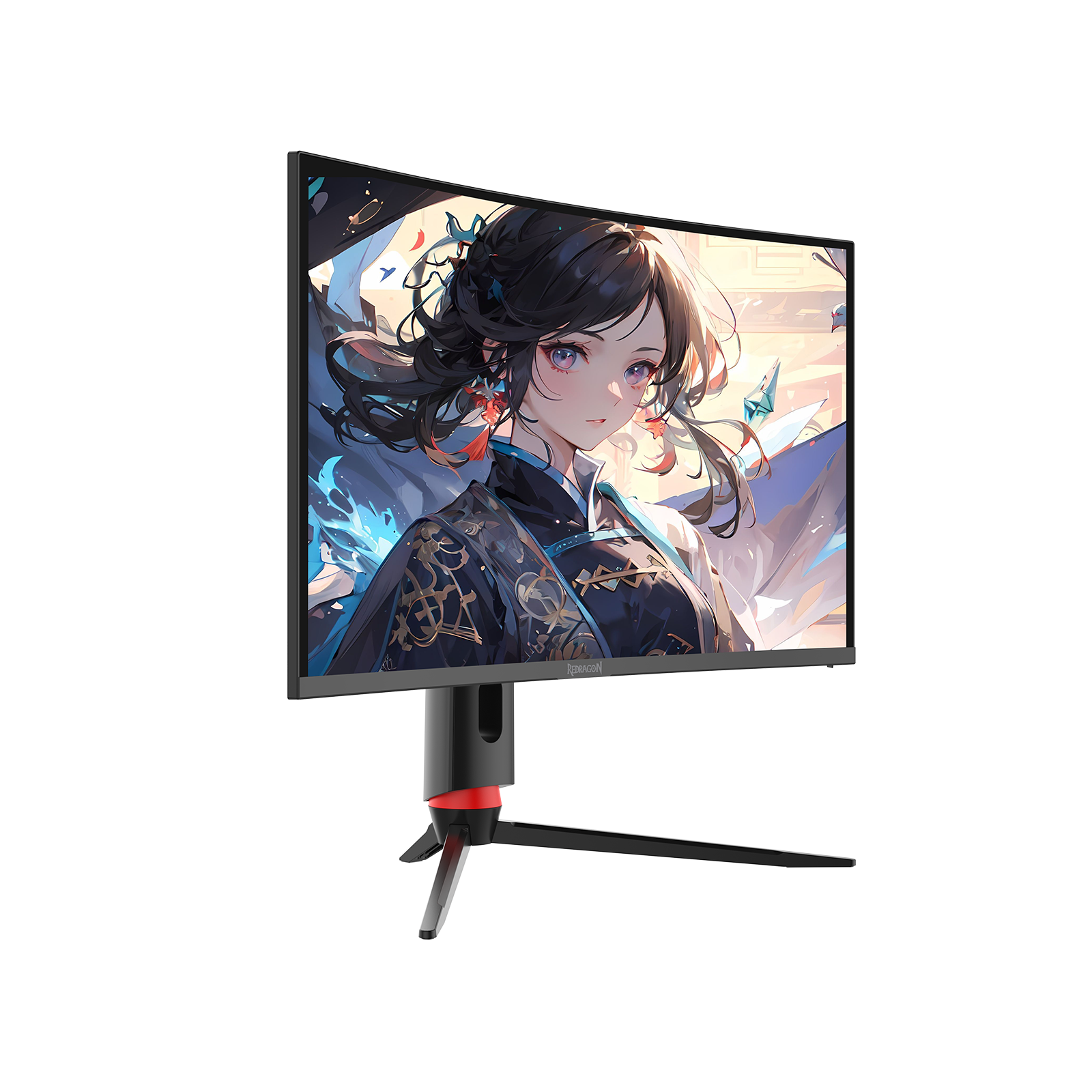 Monitor Permainan VA QHD Melengkung Redragon GMQ2712RVC 27 Inci