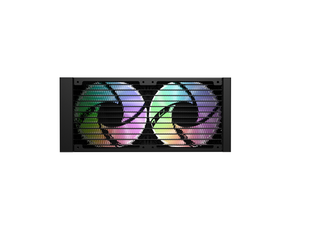 Pengejuk Cecair CPU REDRAGON CCW-1019 240 dengan Paparan Suhu 2x Kipas RGB 12cm