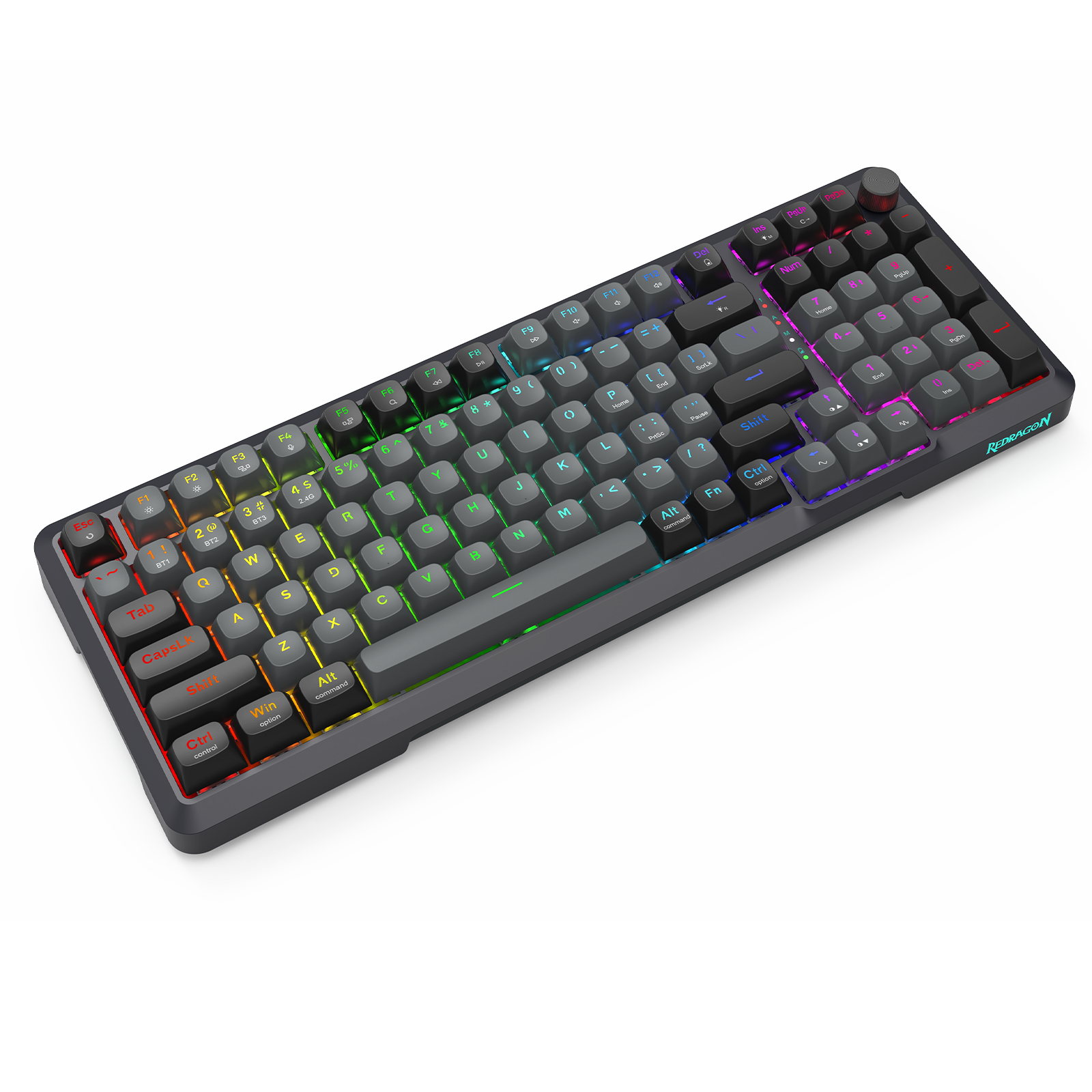 BRAGI PRO K688-RGB-PRO Papan Kekunci Mekanikal Permainan Pemasangan GASKET Sambungan 3-Mod