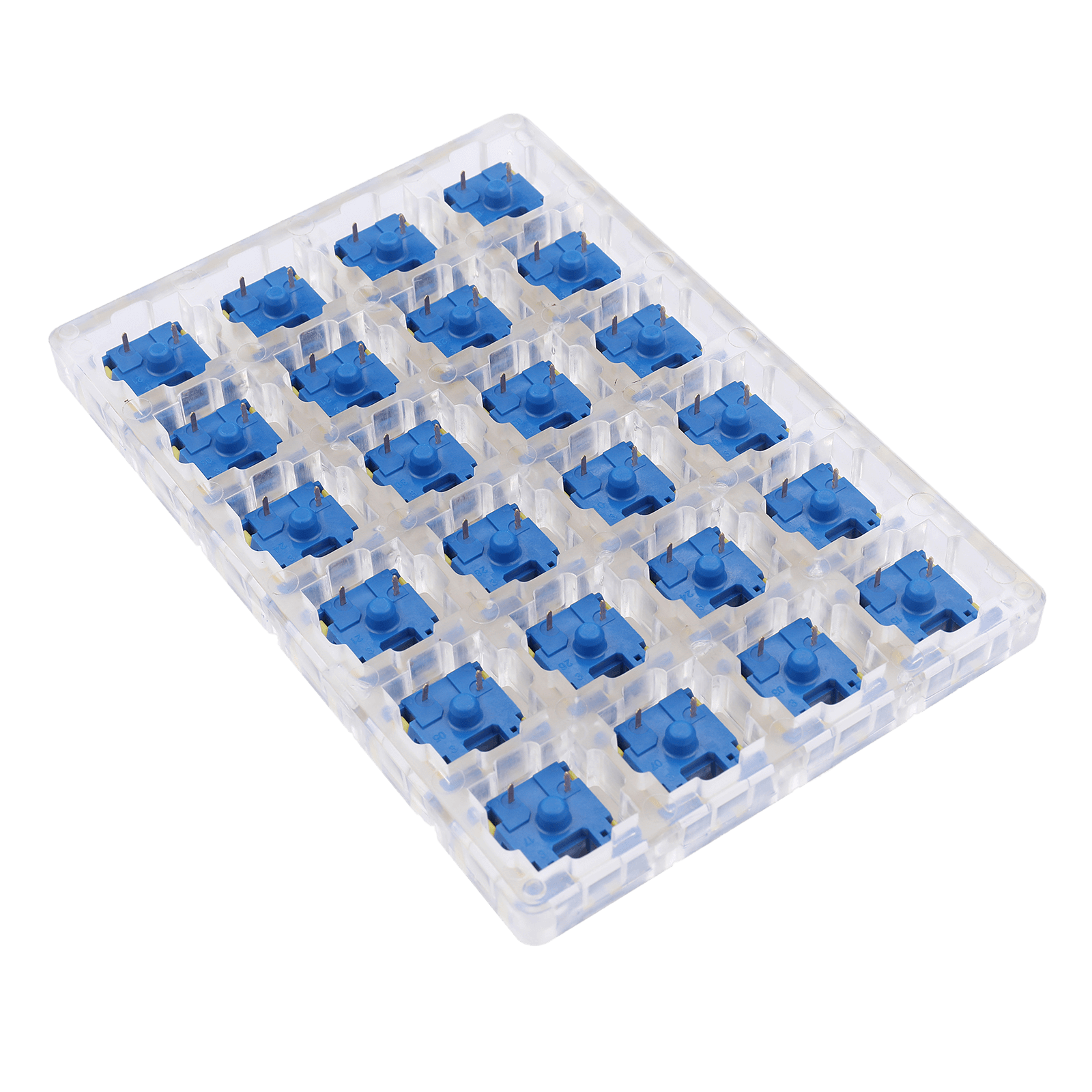 Redragon A113 Bullet-B Suis Mekanikal Taktil, Mod Suis Kliki Papan Kekunci DIY Hot-Swappable, 50 Juta Klik (24 Pcs Suis, Penarik Keycap + Suis)