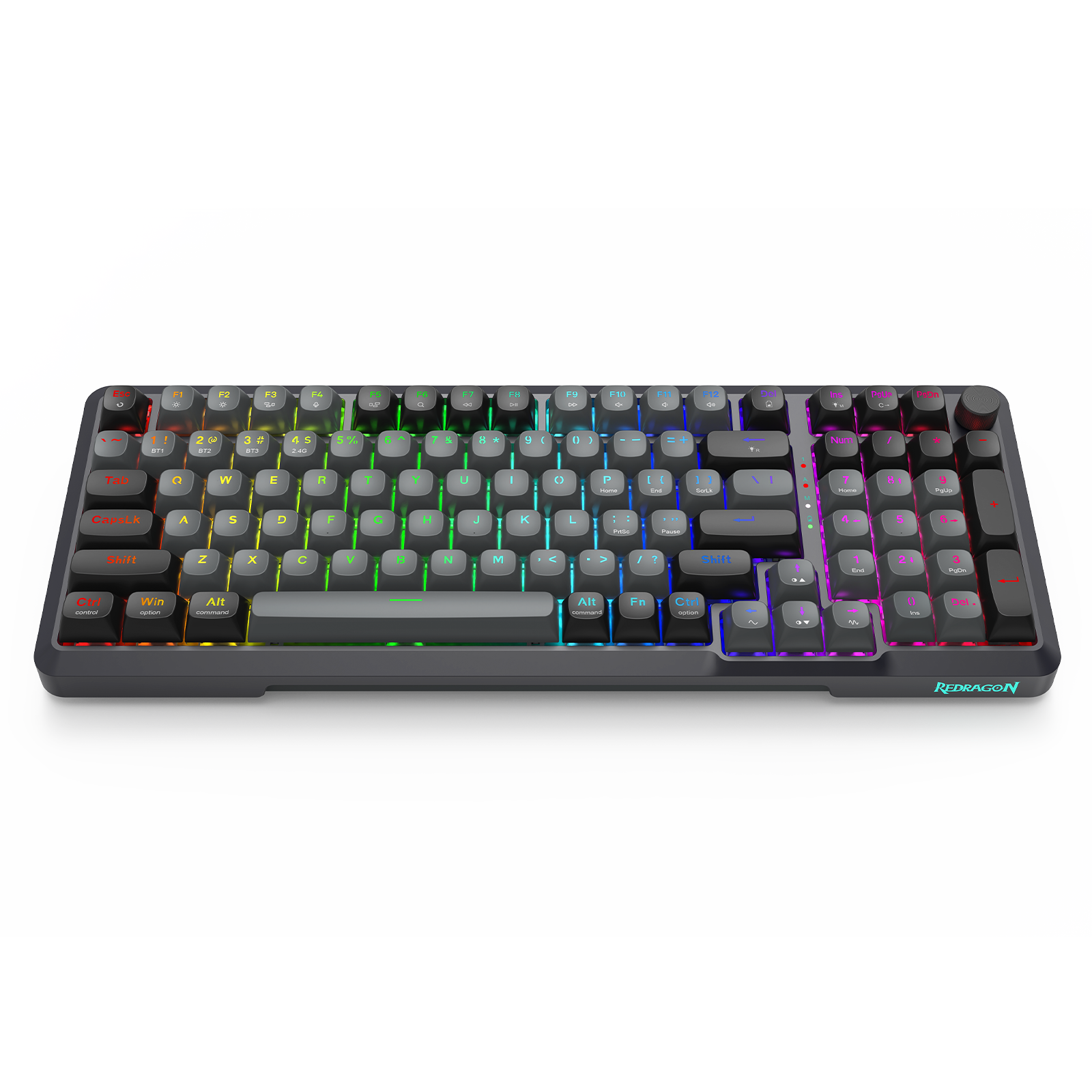 BRAGI PRO K688-RGB-PRO Papan Kekunci Mekanikal Permainan Pemasangan GASKET Sambungan 3-Mod