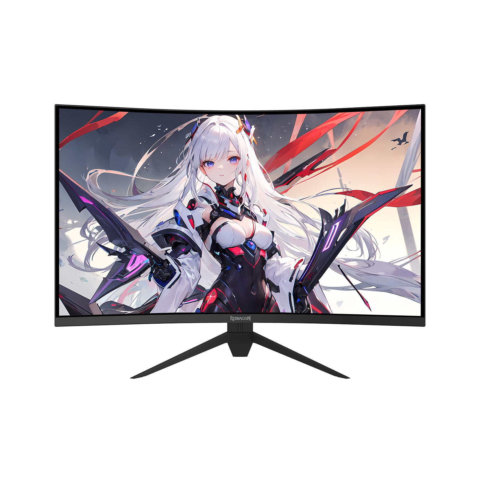 Redragon GMQ3225RVC 32 Inci 180Hz Monitor Permainan VA QHD Melengkung
