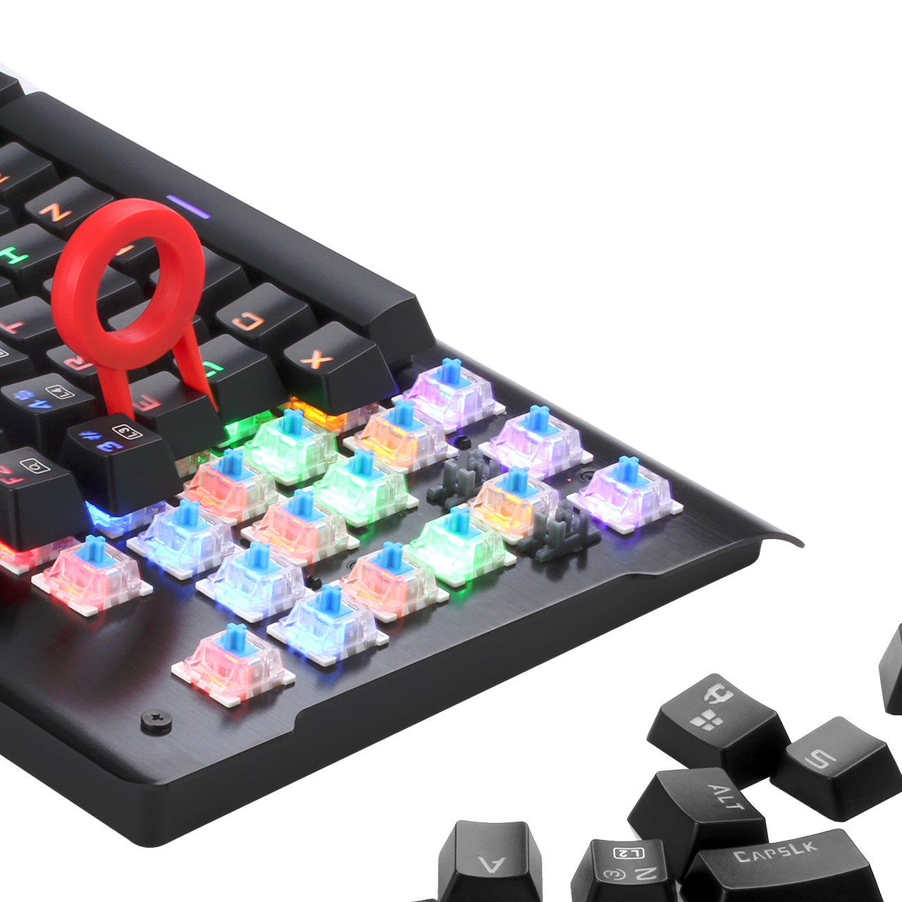 Papan Kekunci Permainan Mekanikal Redragon K561 RGB 87 Kekunci