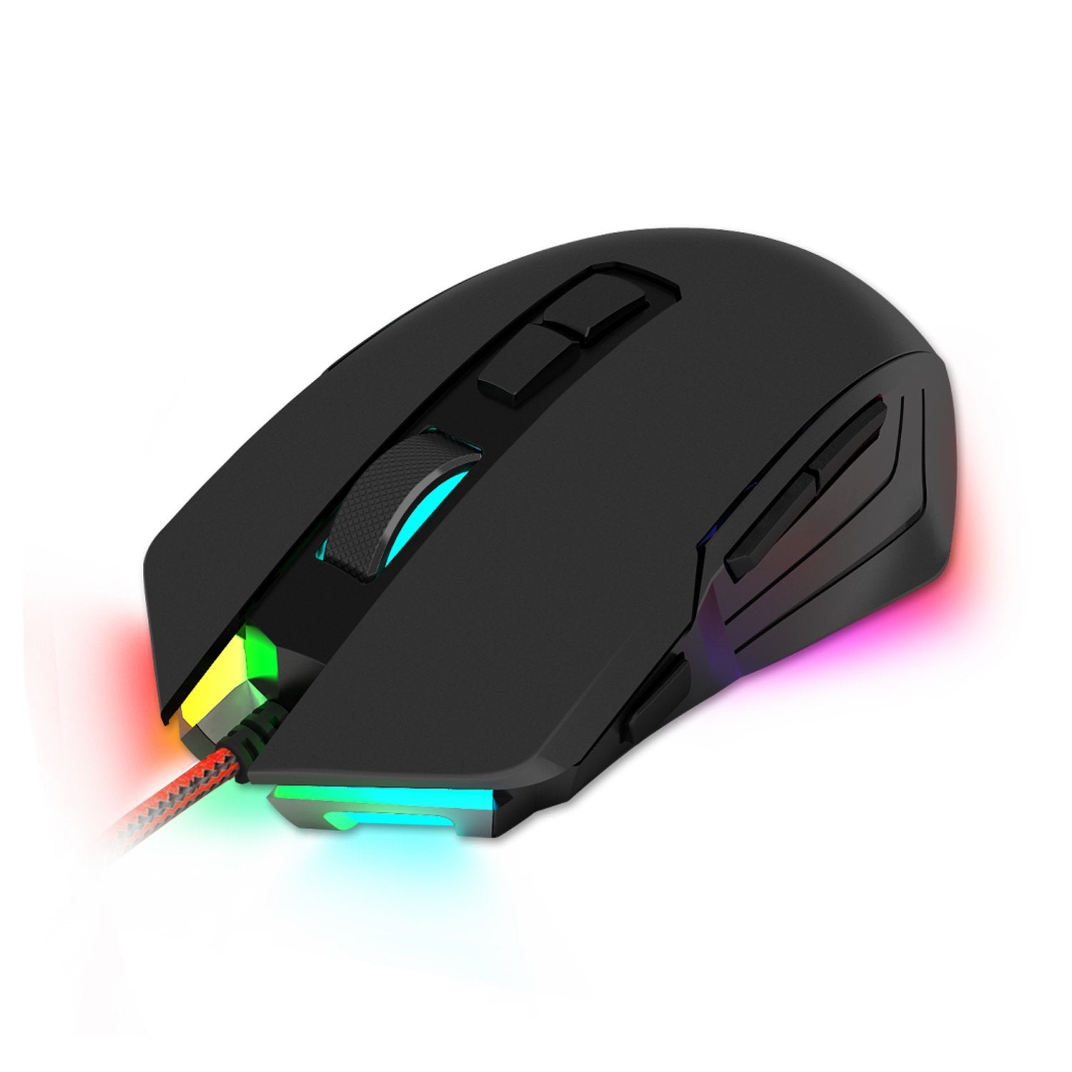 Redragon M715 DAGGER Tetikus Permainan Boleh Atur Cara Berketepatan Tinggi dengan 7 mod lampu latar RGB
