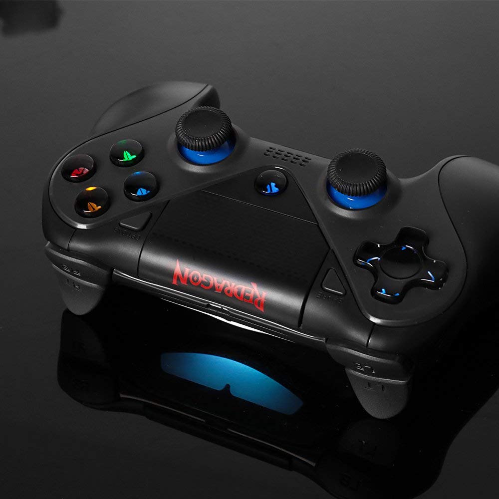 Alat Kawalan Jauh Permainan Wayarles Redragon G809 JUPITER Alat Kawalan Joy stick Bluetooth untuk Nintendo Switch, Play Station 4 PS4