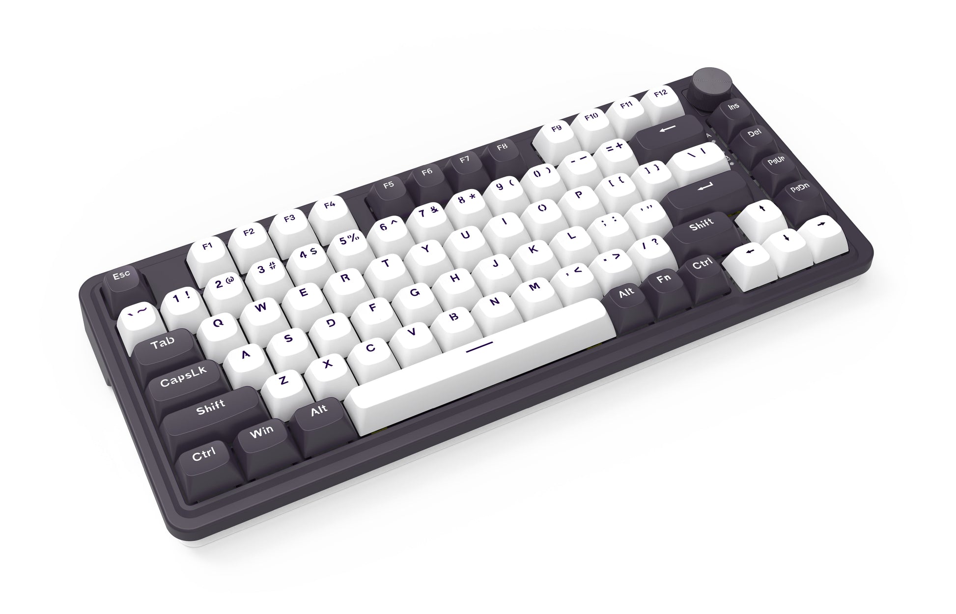 Redragon K715 PRO QMK/VIA Custom Gaming Keyboard, 81 Keys Wireless Programmable Gasket Mechanical Keyboard w/Hot-Swap Socket, Dedicated Knob Control & 5-Layer Noise Dampening, Custom Linear Switch