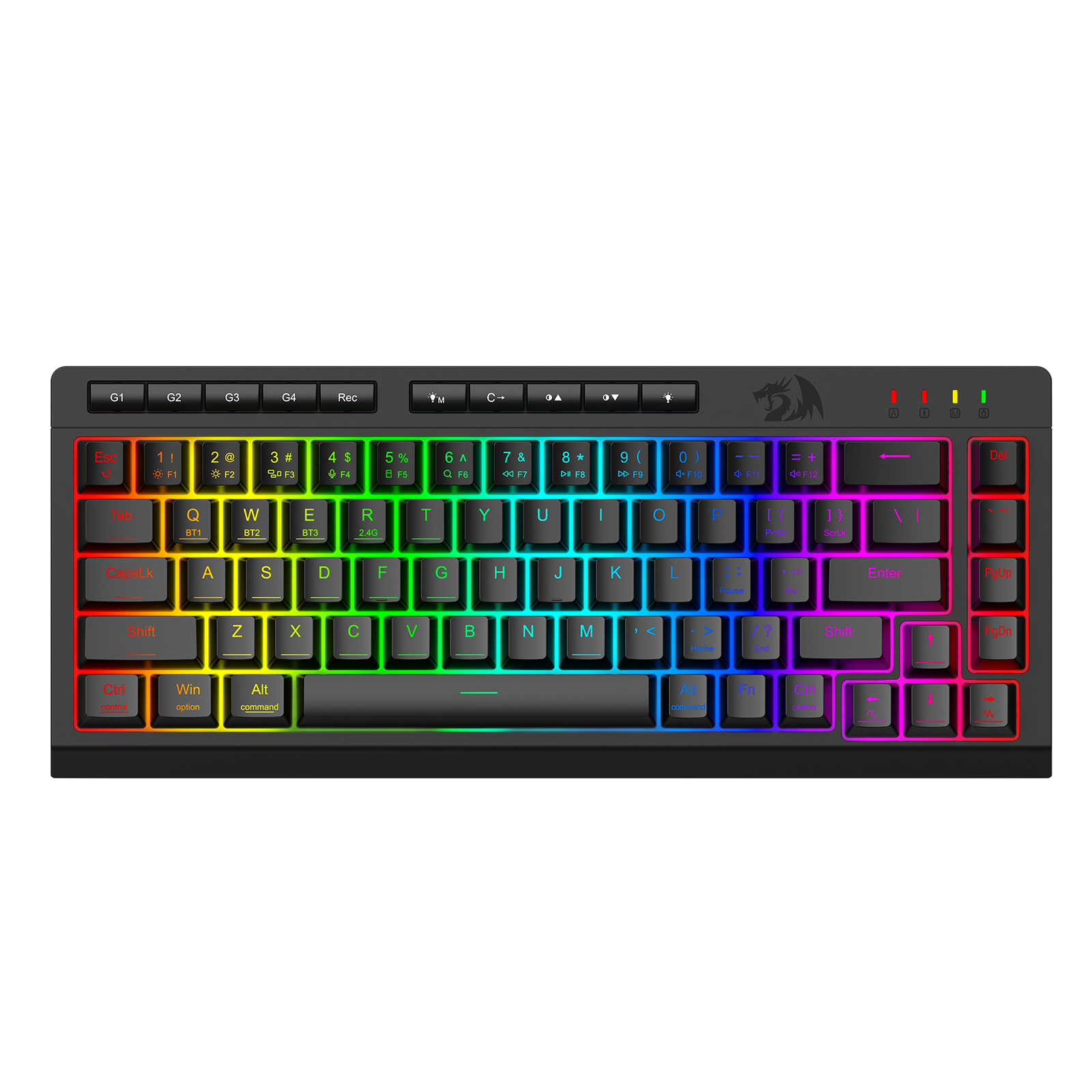 Papan Kekunci Gaming Membran Sambungan 3 Mod CRESCENT 68 PRO K519RGB-PRO