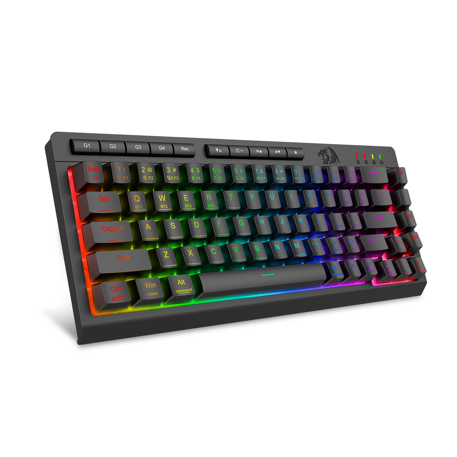 Papan Kekunci Gaming Membran Sambungan 3 Mod CRESCENT 68 PRO K519RGB-PRO