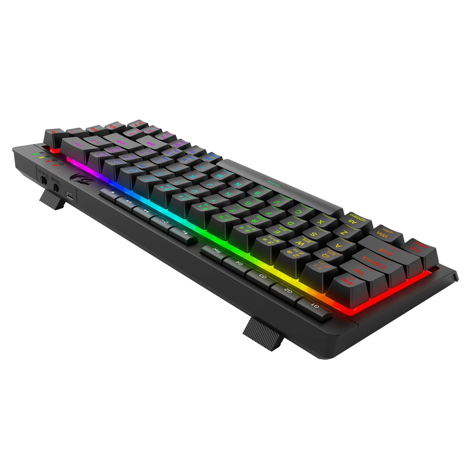 Papan Kekunci Gaming Membran Sambungan 3 Mod CRESCENT 68 PRO K519RGB-PRO