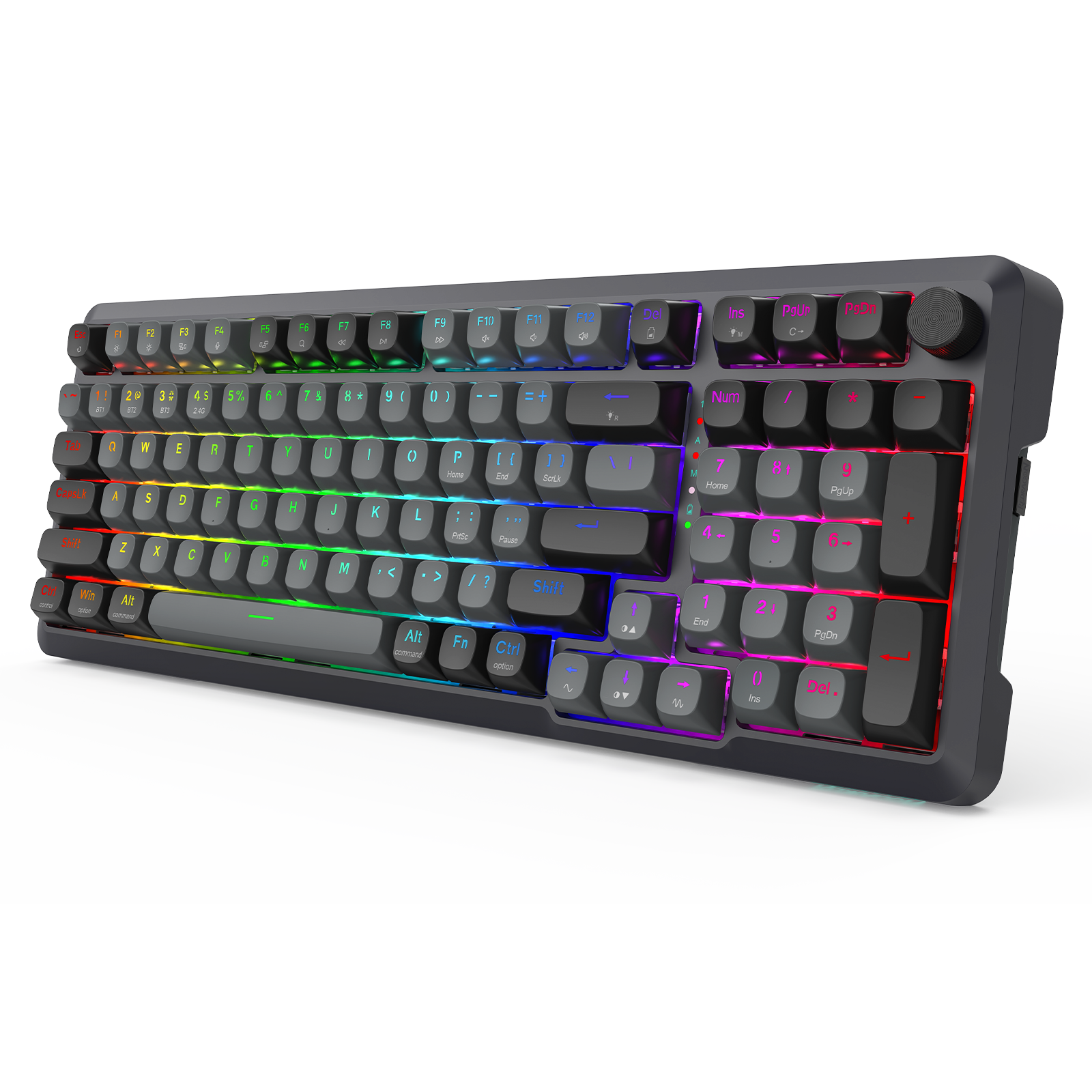 BRAGI PRO K688-RGB-PRO Papan Kekunci Mekanikal Permainan Pemasangan GASKET Sambungan 3-Mod