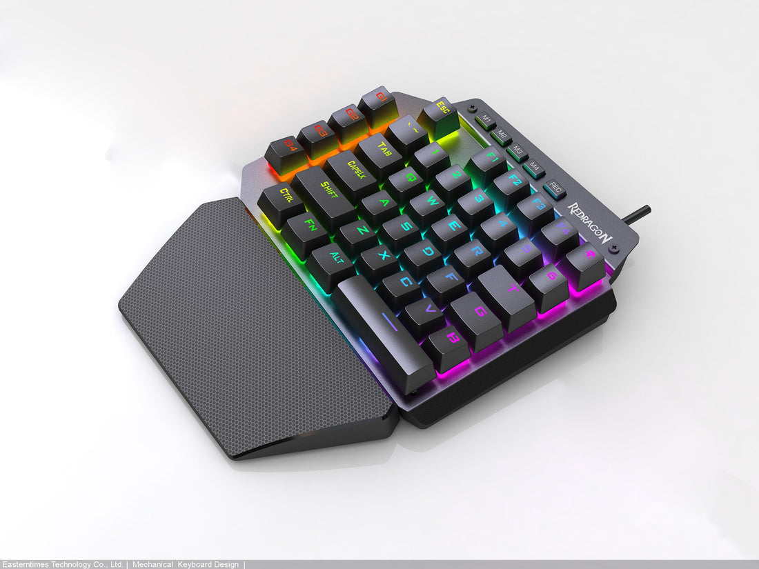 Papan Kekunci Mini Permainan Mekanikal Redragon IDA K583 Dengan Kekunci Makro dan HAB USB