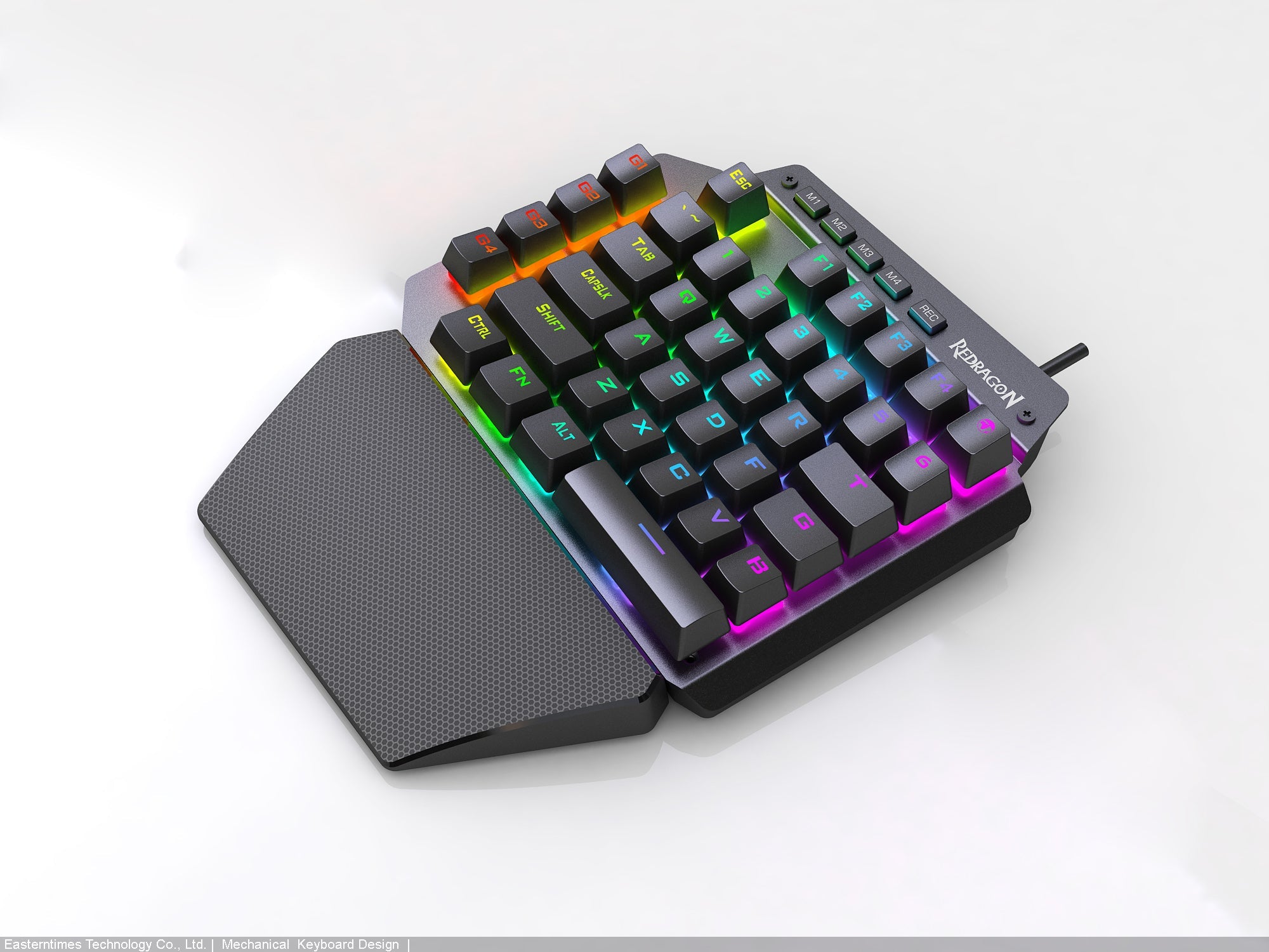 Papan Kekunci Mini Permainan Mekanikal Redragon IDA K583 Dengan Kekunci Makro dan HAB USB