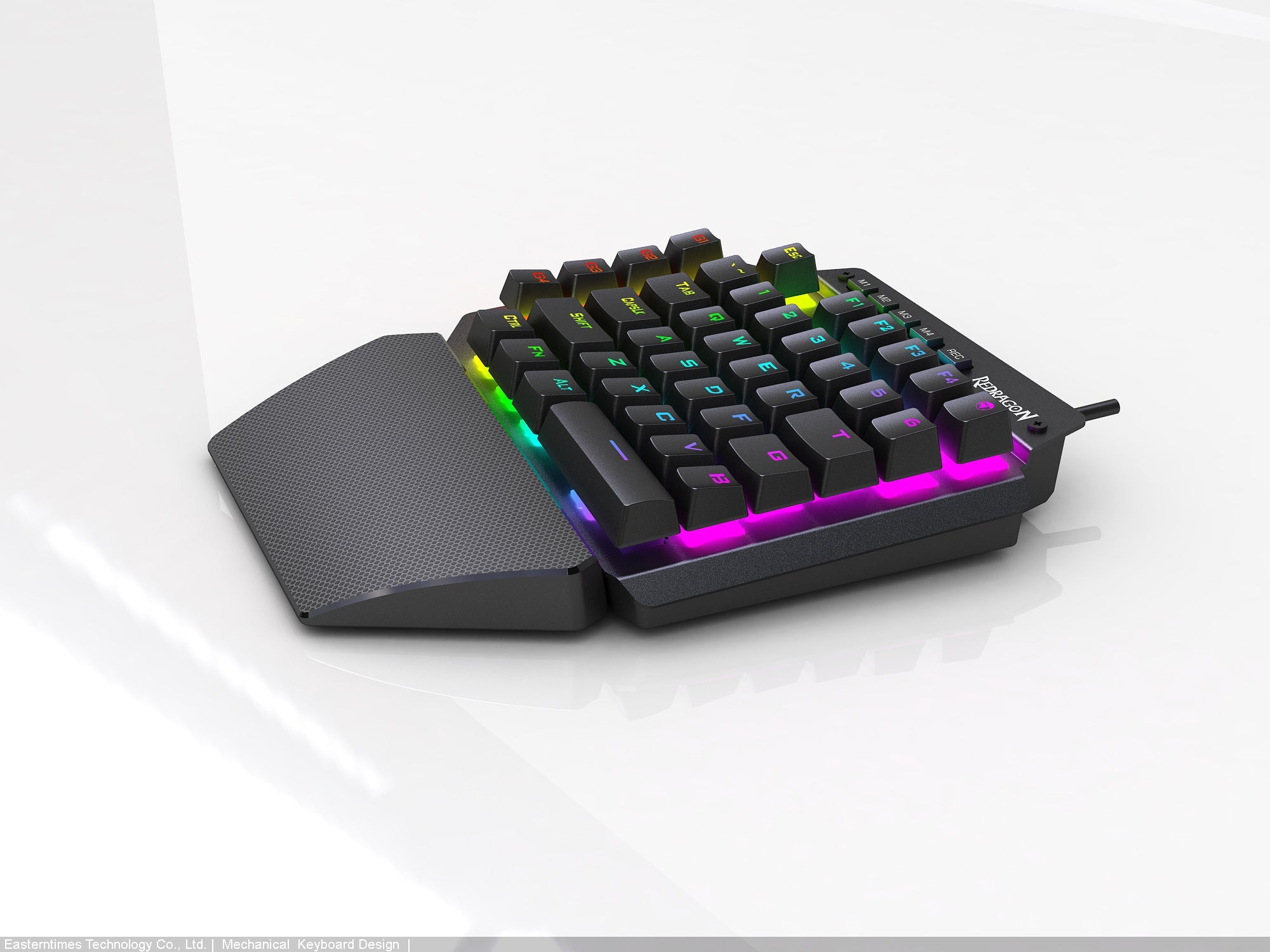 Papan Kekunci Mini Permainan Mekanikal Redragon IDA K583 Dengan Kekunci Makro dan HAB USB