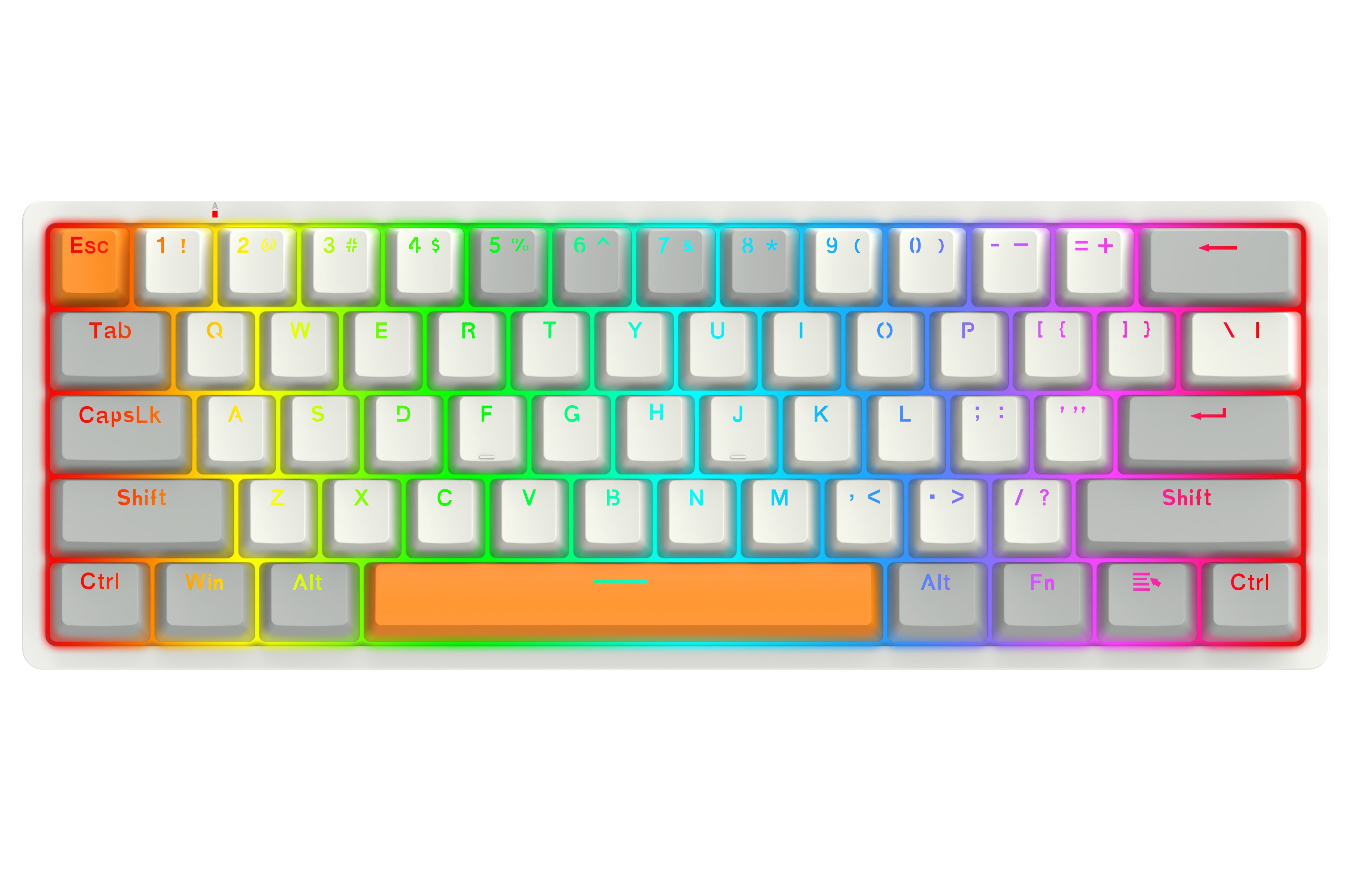 Papan Kekunci Mekanikal Permainan Berwayar Redragon Akali K642-RGB