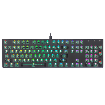Papan Kekunci Permainan Mekanikal Lampu Latar RGB DIY Barebone Redragon BBK556