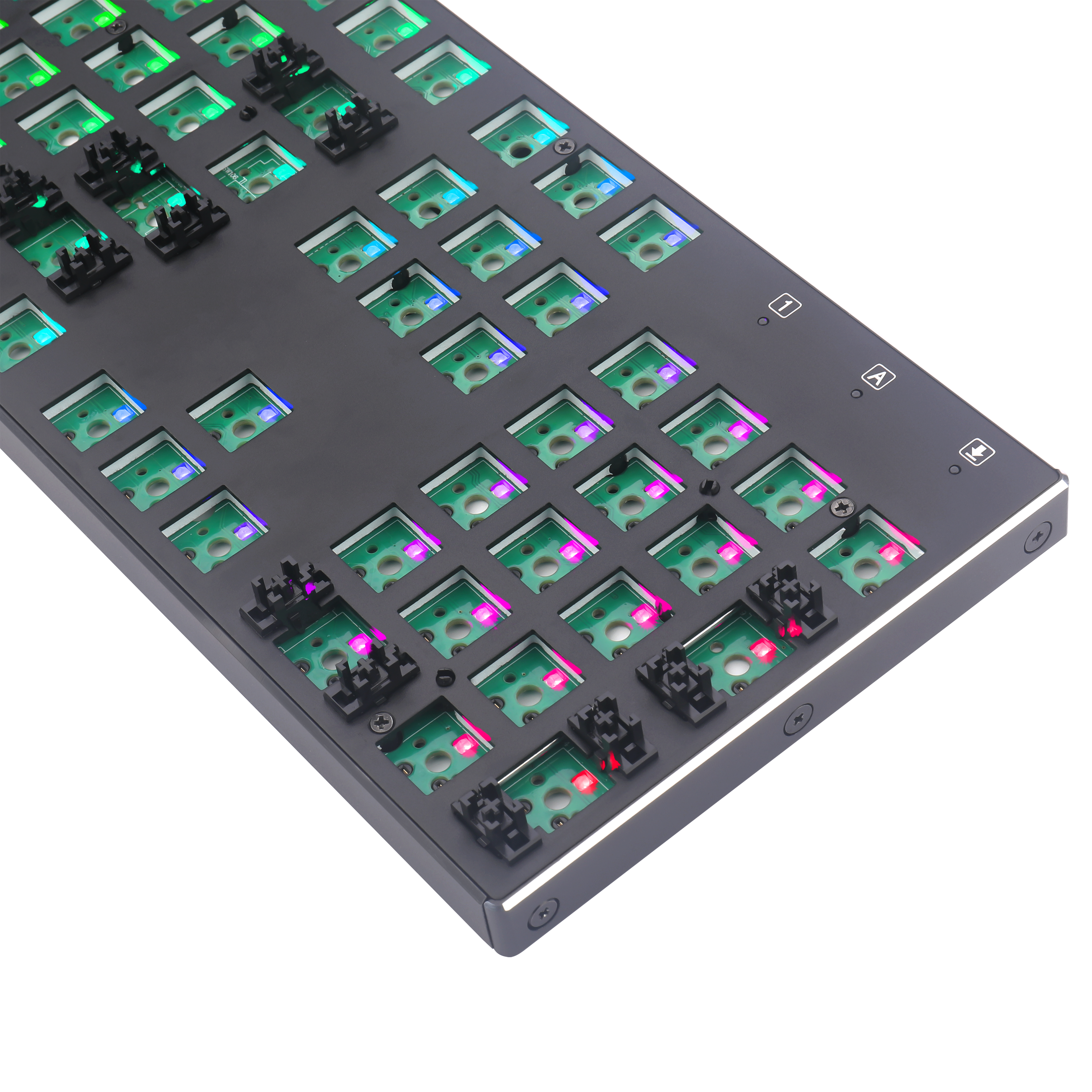 Papan Kekunci Permainan Mekanikal Lampu Latar RGB DIY Barebone Redragon BBK556