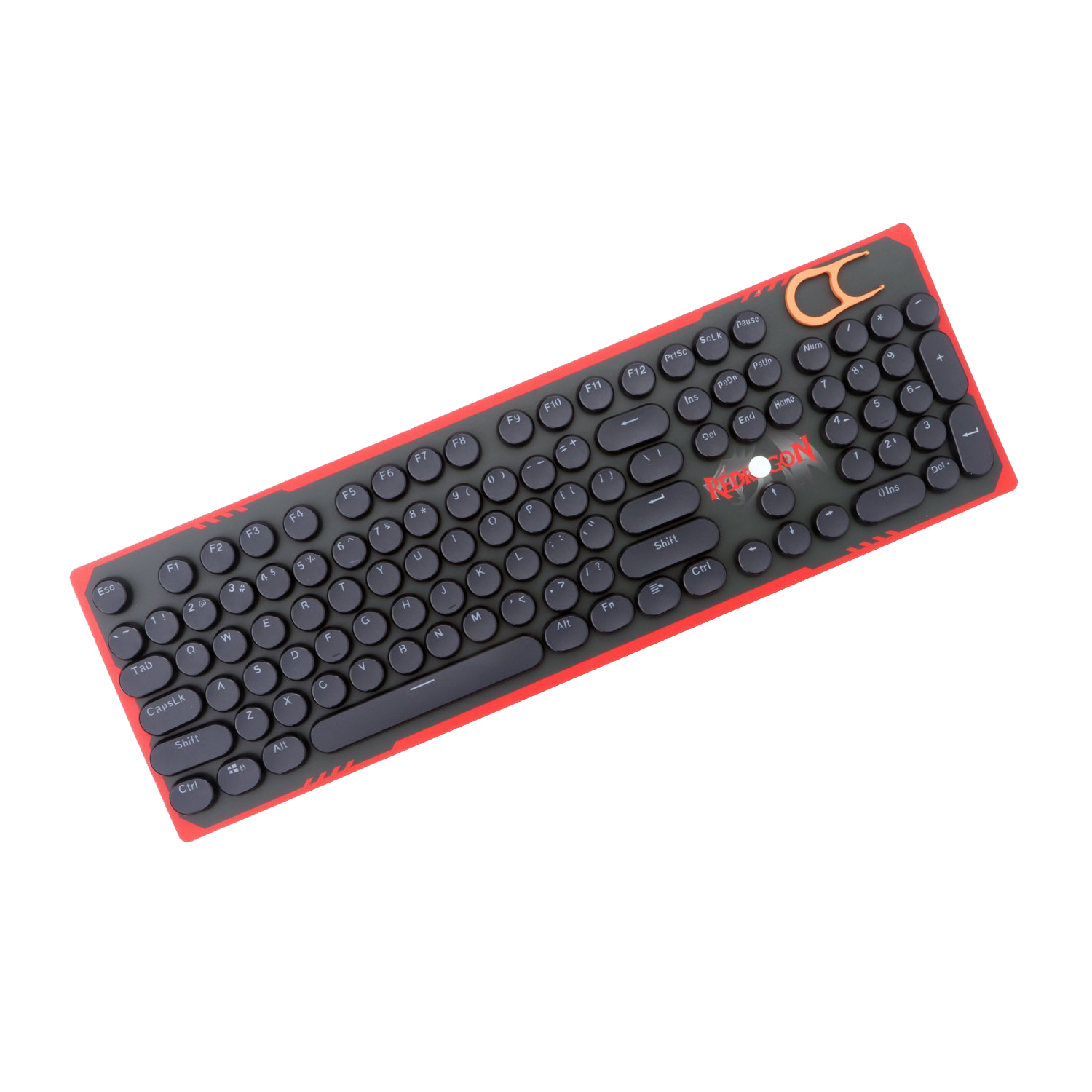 Keycaps Retro Mesin Taip Steampunk Redragon A106 104 kekunci