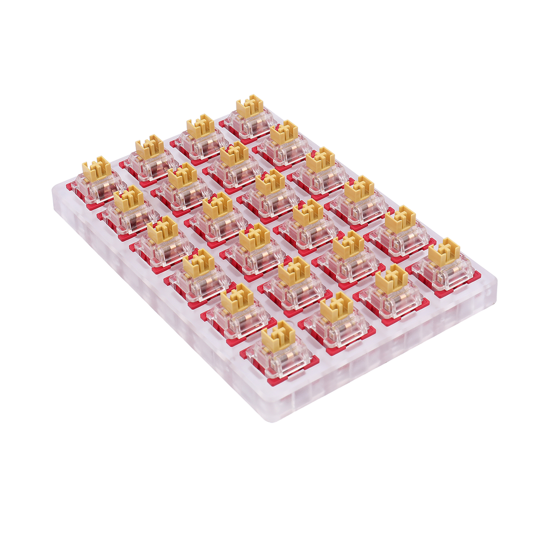 Redragon A113 Bullet-F Suis Mekanikal Taktil, Mod Suis Klik Papan Kekunci DIY Hot-Swappable, 50 Juta Klik (24 Pcs Suis, Pemetik Papan Kekunci + Suis)