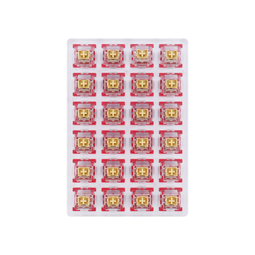 Redragon A113 Bullet-F Suis Mekanikal Taktil, Mod Suis Klik Papan Kekunci DIY Hot-Swappable, 50 Juta Klik (24 Pcs Suis, Pemetik Papan Kekunci + Suis)