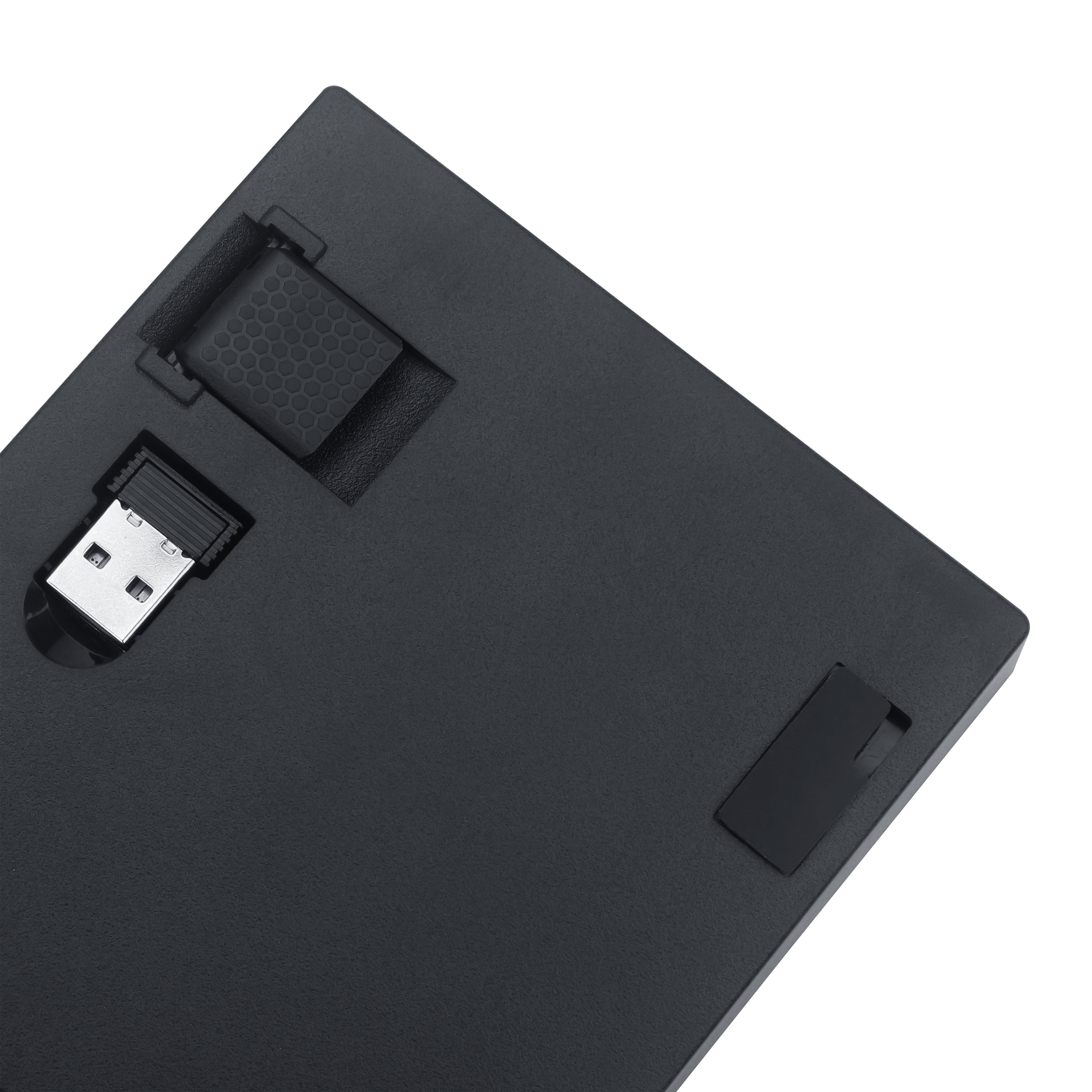 Papan Kekunci Mekanikal RGB DIY Redragon BBK530 Barebone, Papan Kekunci Permainan Tri-Mod Bluetooth/2.4Ghz/Berwayar