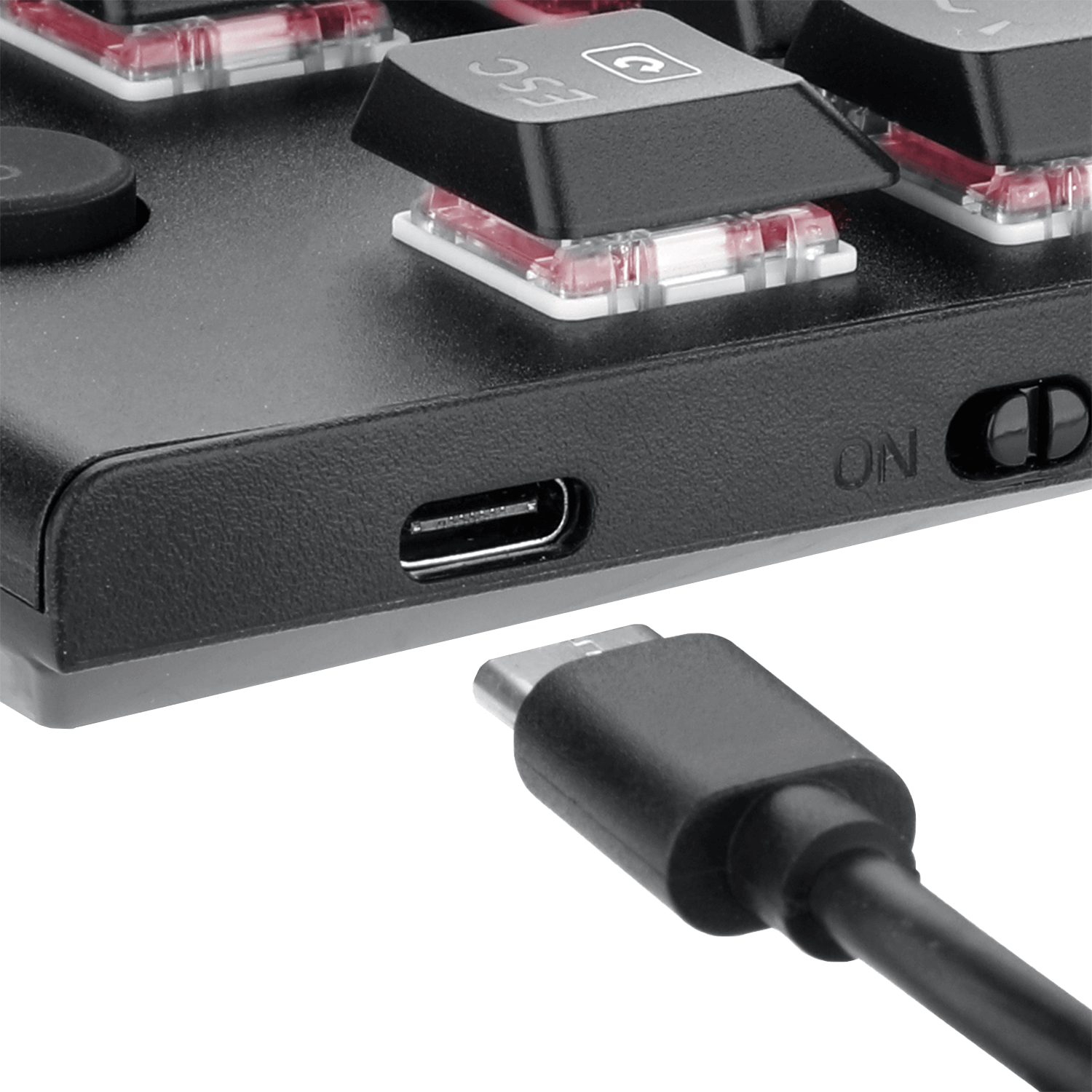Papan Kekunci Mekanikal RGB Wayarles Redragon K618 Horus, Papan Kekunci Permainan Profil Rendah Ultra Nipis Tiga Mod Bluetooth/2.4Ghz/Berwayar dengan Sambungan Tanpa Kord Tanpa Sela