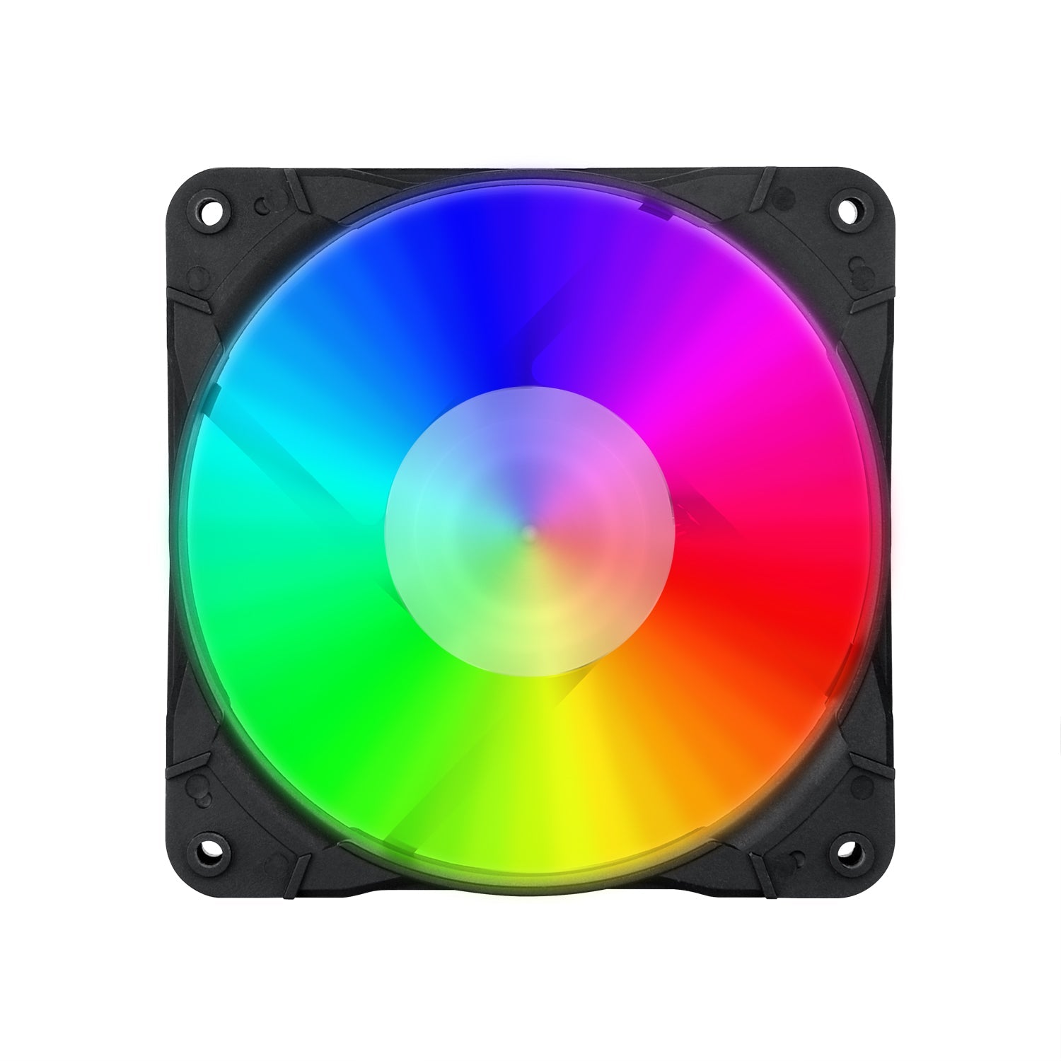 Redragon GC-F007 Kipas Penyejuk PC Sarung Komputer 120mm, Kipas LED RGB Senyap Aliran Udara Tinggi LED Warna Boleh Laras, Penyejuk CPU dan Radiator (3 Pek)