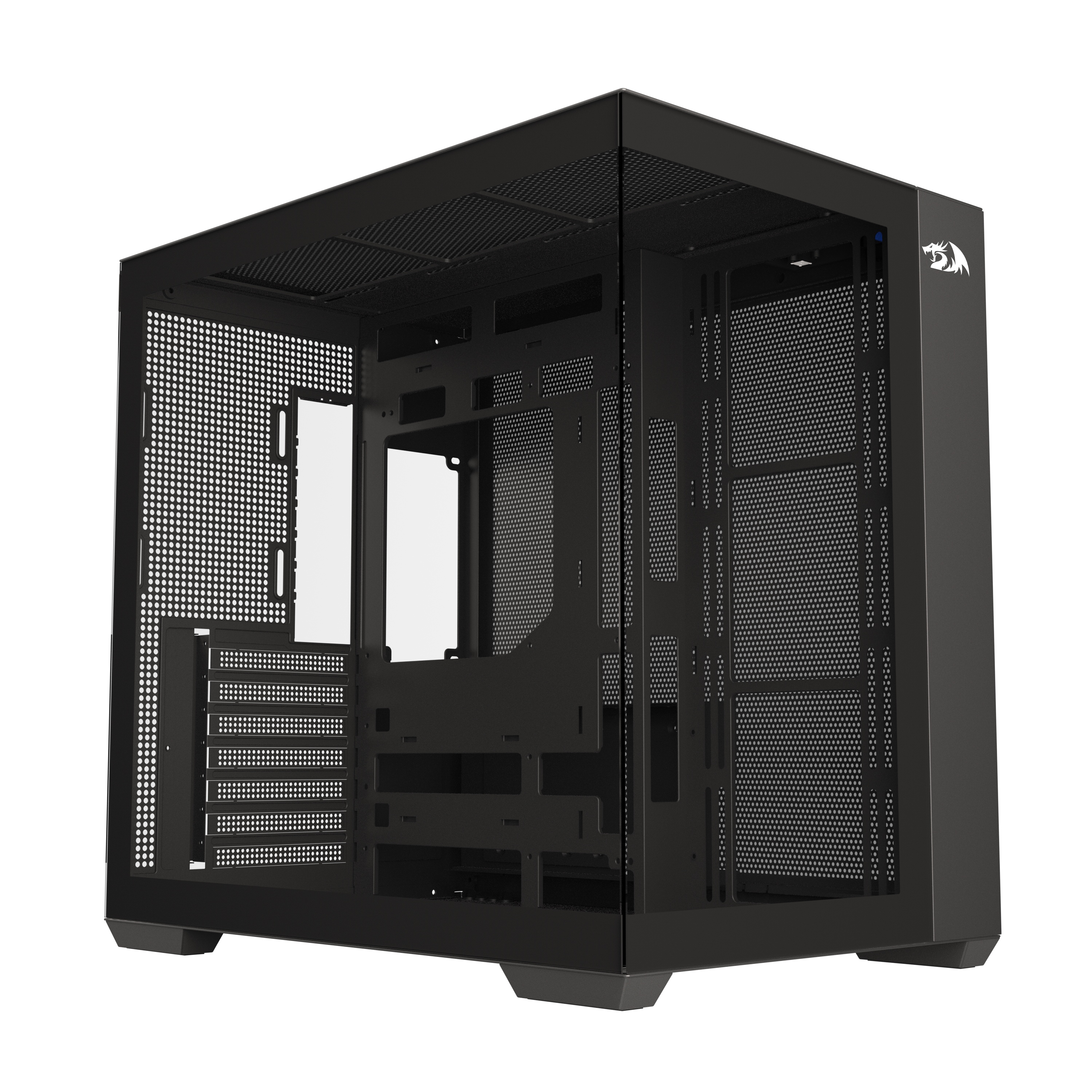 Sarung PC Permainan Kaca Sisi ATX SCALPEL GC-623