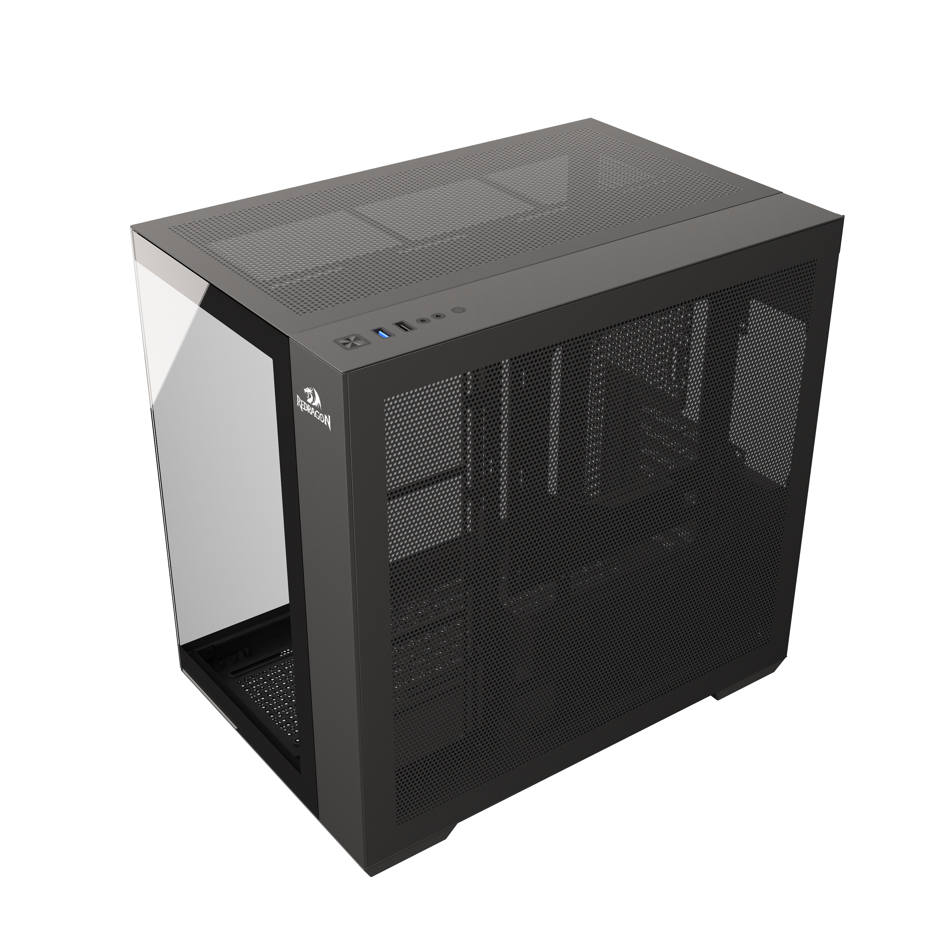 Sarung PC Permainan Kaca Sisi ATX SCALPEL GC-623