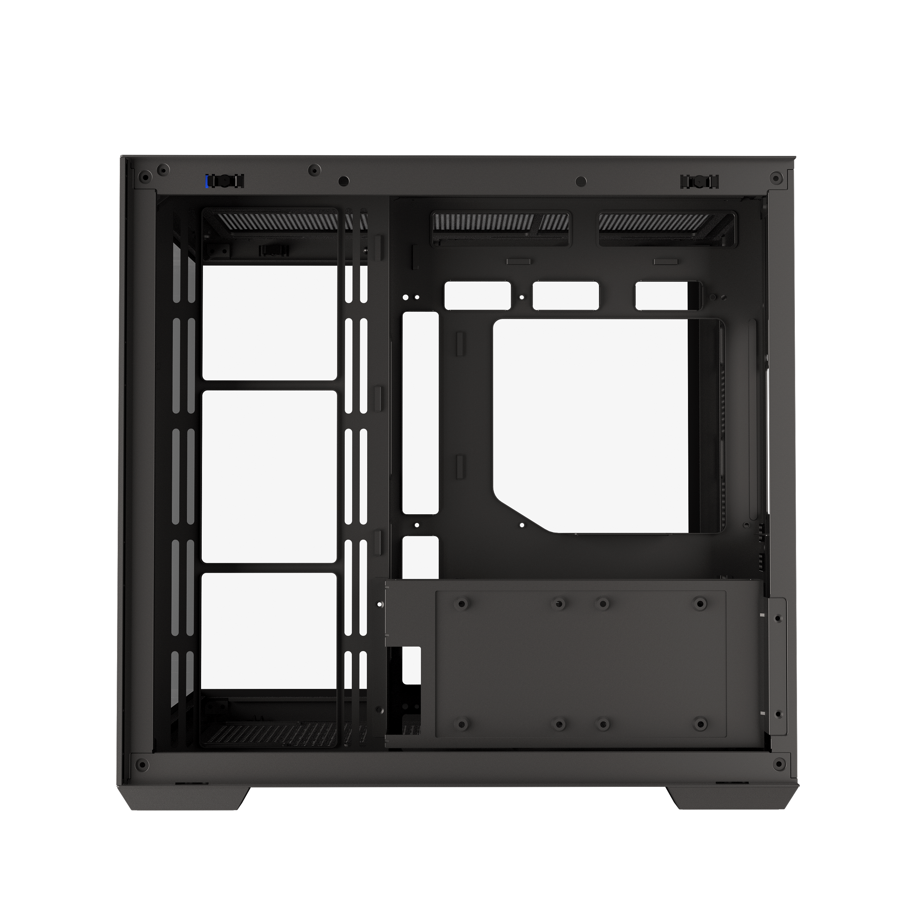 Sarung PC Permainan Kaca Sisi ATX SCALPEL GC-623