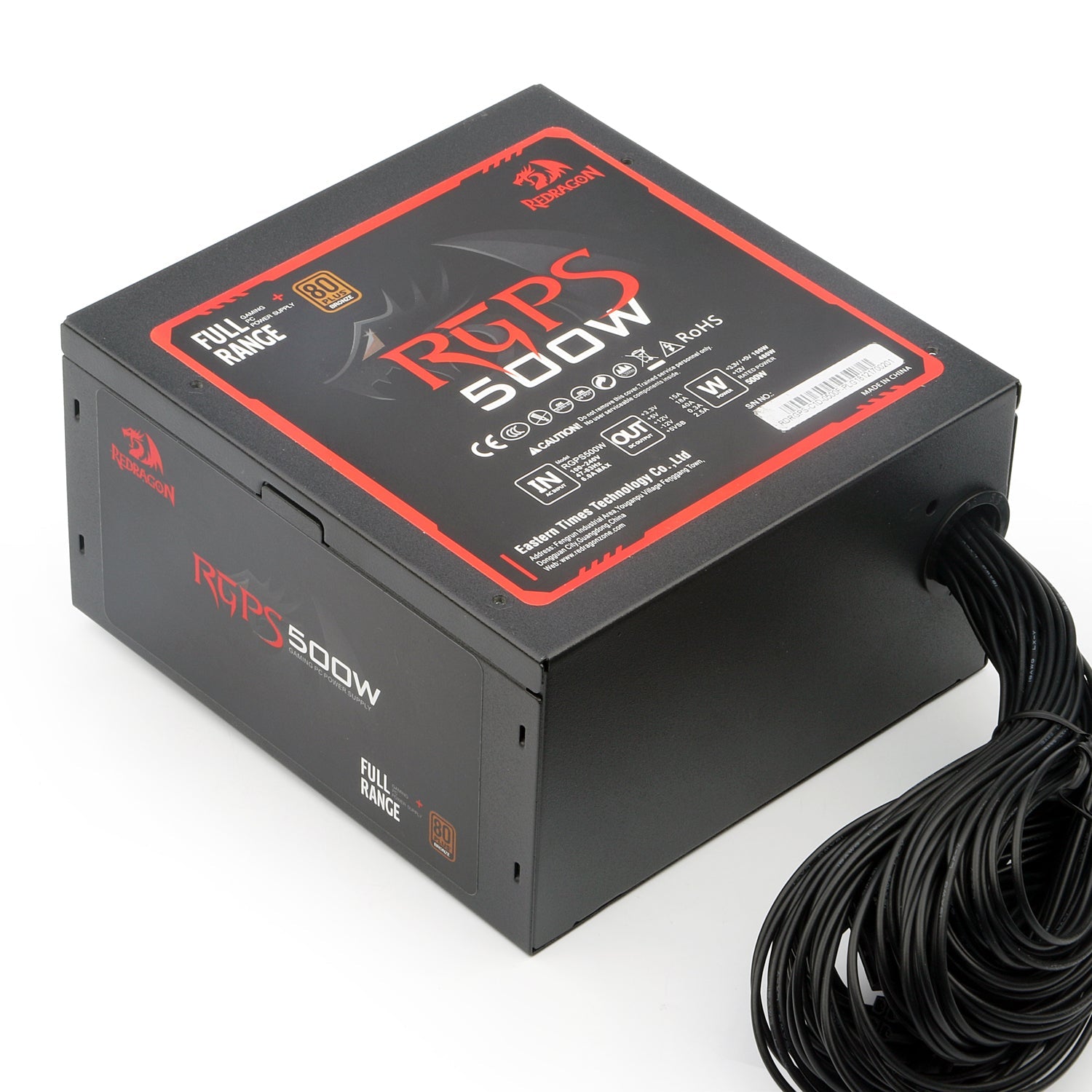 Redragon RGPS GC-PS001 500W Bekalan Kuasa PC Gaming