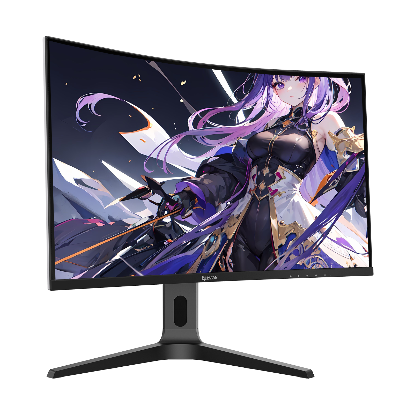 Monitor Permainan Melengkung REDRAGON TASSOS GM32H2Q 32 inci QHD 180Hz
