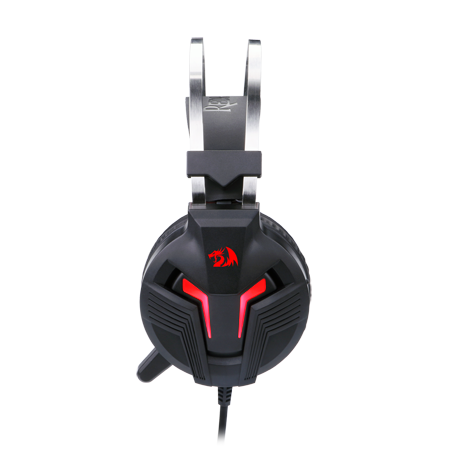H112 HEADSET GAMING DENGAN MIKROFON UNTUK PC, HEADPHONE GAMING PC BERWAYAR ATAS TELINGA, BERFUNGSI DENGAN PC, LAPTOP, TABLET, PS4, XBOX ONE