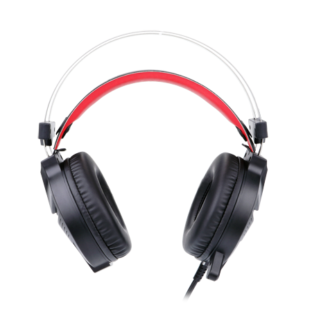 H112 HEADSET GAMING DENGAN MIKROFON UNTUK PC, HEADPHONE GAMING PC BERWAYAR ATAS TELINGA, BERFUNGSI DENGAN PC, LAPTOP, TABLET, PS4, XBOX ONE