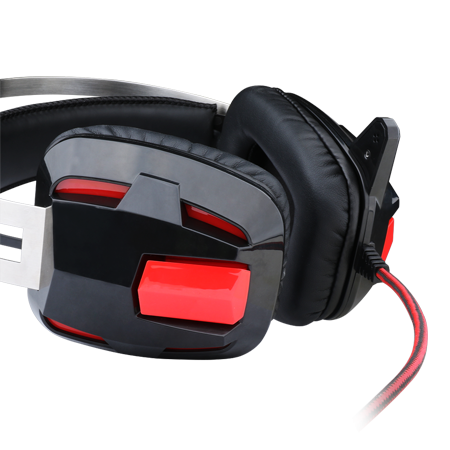 Redragon H201 Fon Kepala Permainan Stereo untuk PS4, Xbox One, PC dan Telefon Pintar, Fon Kepala Permainan Redaman Bunyi Atas Telinga dengan Mikrofon, Keliling Bass, 3.5mm Universal