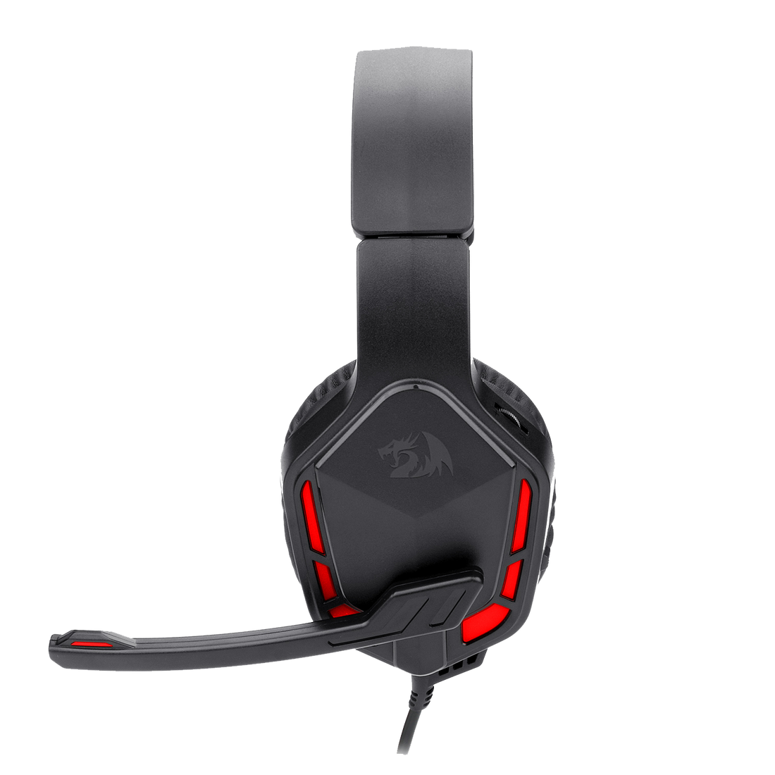 Redragon H220 THEMIS Alat Dengar Permainan Berwayar, Bunyi Sekeliling Stereo, Fon Kepala Atas Telinga Pembatalan Bunyi dengan Mikrofon, Kawalan Kelantangan, Lampu LED Merah, Serasi dengan PC, PS4/3, Xbox One dan Nintendo Switch