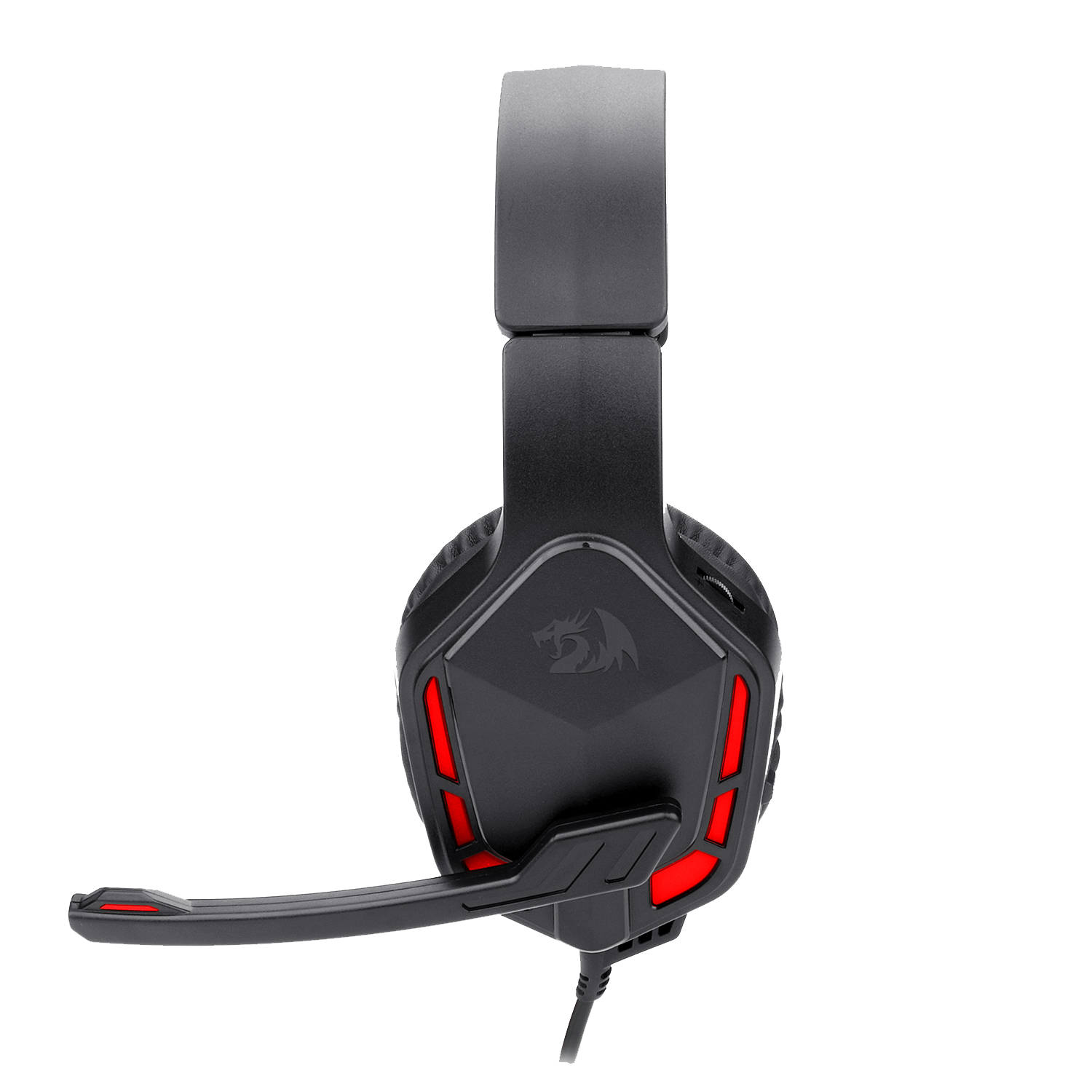 Redragon H220 THEMIS Alat Dengar Permainan Berwayar, Bunyi Sekeliling Stereo, Fon Kepala Atas Telinga Pembatalan Bunyi dengan Mikrofon, Kawalan Kelantangan, Lampu LED Merah, Serasi dengan PC, PS4/3, Xbox One dan Nintendo Switch