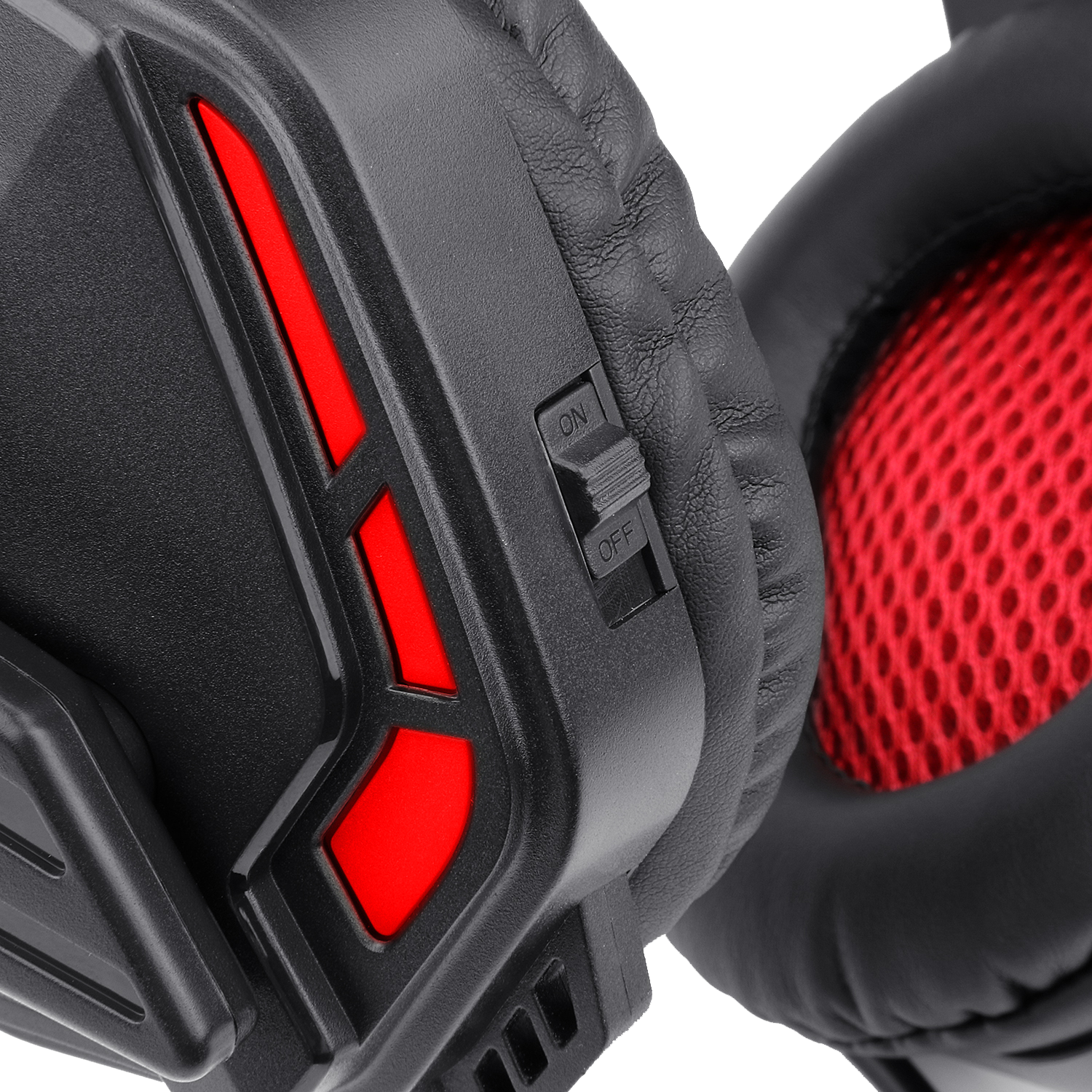 Redragon H220 THEMIS Alat Dengar Permainan Berwayar, Bunyi Sekeliling Stereo, Fon Kepala Atas Telinga Pembatalan Bunyi dengan Mikrofon, Kawalan Kelantangan, Lampu LED Merah, Serasi dengan PC, PS4/3, Xbox One dan Nintendo Switch