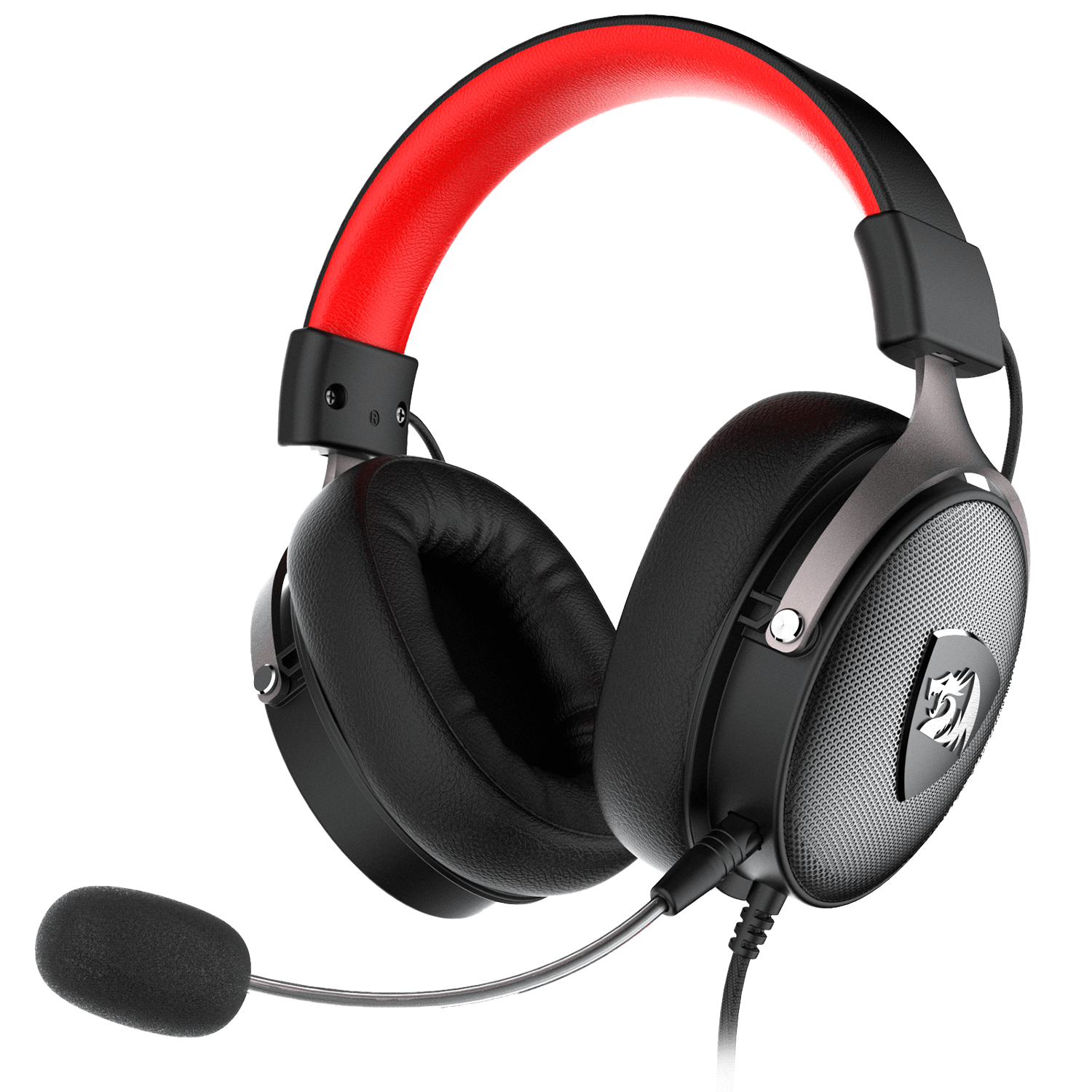 Redragon H520 Icon Alat Dengar Permainan Berwayar, Bunyi Sekeliling 7.1 - Pad Telinga Buih Memori