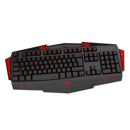 Papan Kekunci Permainan Redragon K501 Asura Lampu Belakang LED 7 Warna