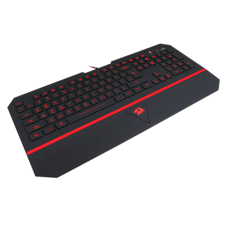 Papan kekunci permainan lampu latar 7 warna Redragon K502 Karura