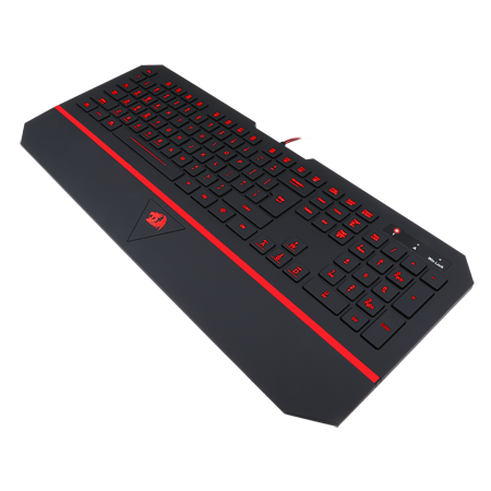 Papan kekunci permainan lampu latar 7 warna Redragon K502 Karura
