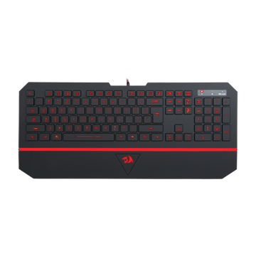 Papan kekunci permainan lampu latar 7 warna Redragon K502 Karura