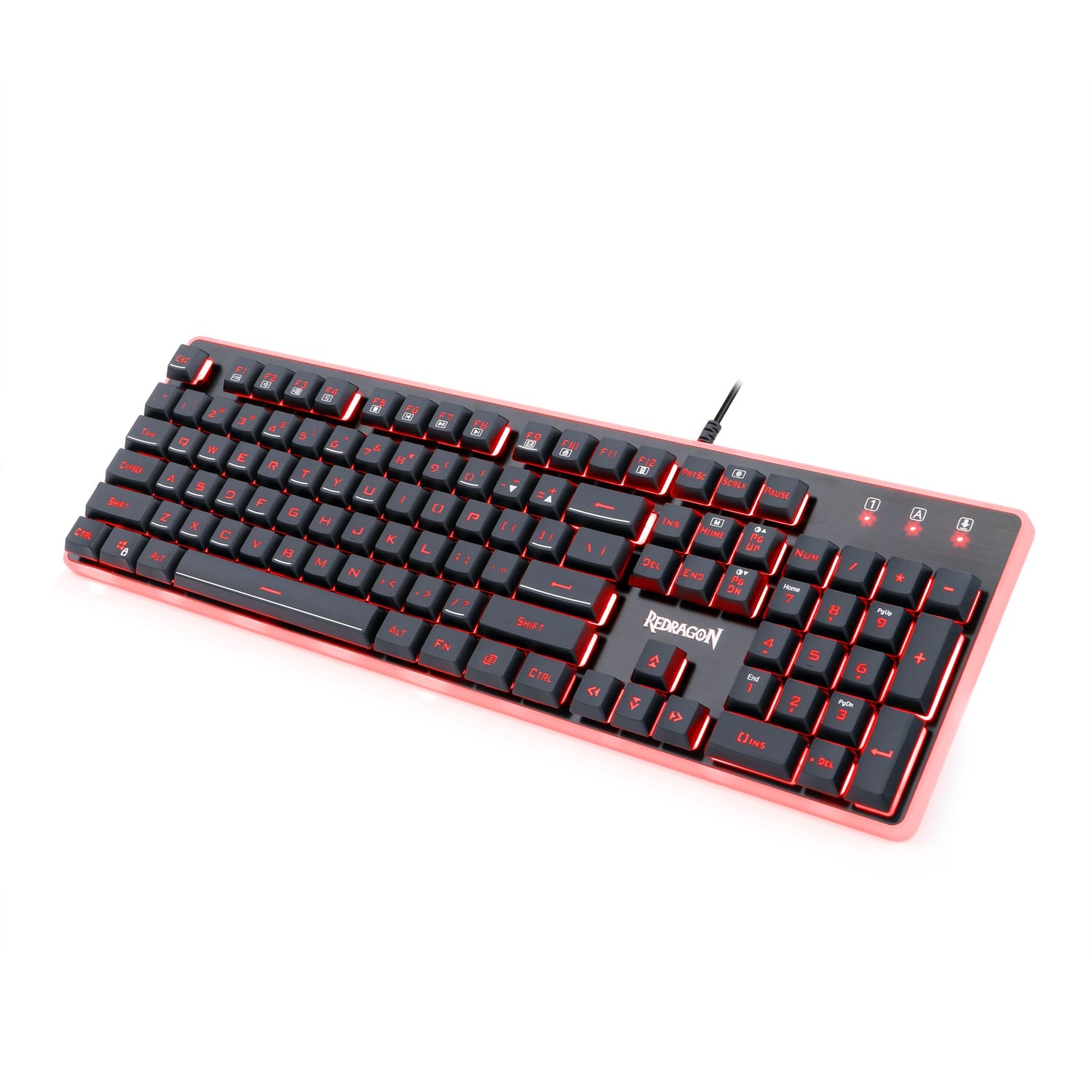 Papan Kekunci Permainan Berlampu Belakang 7 Warna Redragon K509 DYAUS