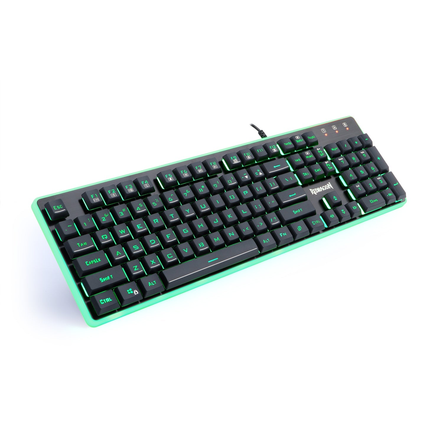 Papan Kekunci Permainan Berlampu Belakang 7 Warna Redragon K509 DYAUS