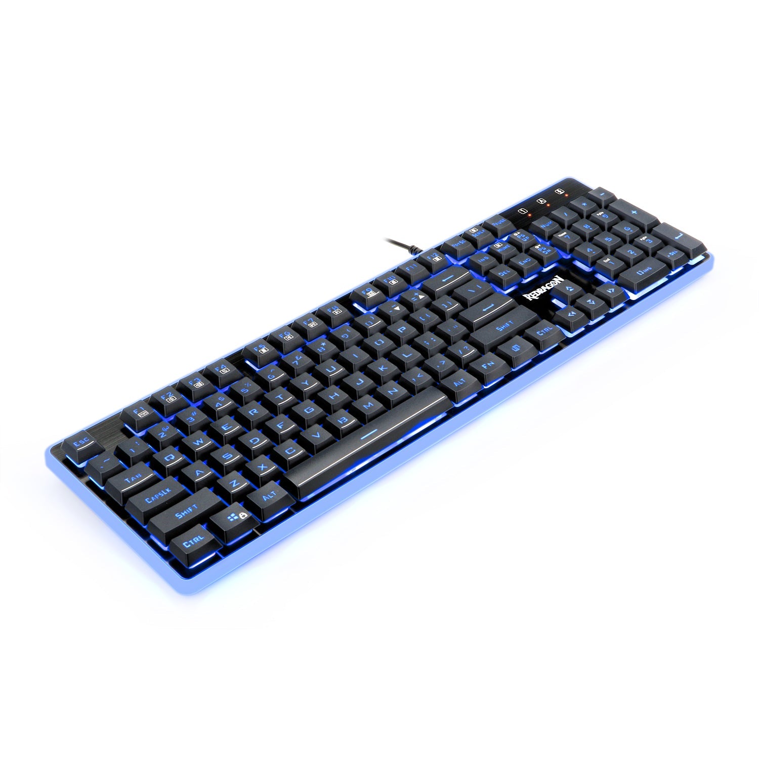 Papan Kekunci Permainan Berlampu Belakang 7 Warna Redragon K509 DYAUS